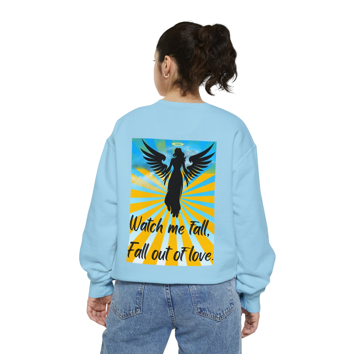 FALL OUT OF LOVE  Unisex Garment-Dyed Sweatshirt