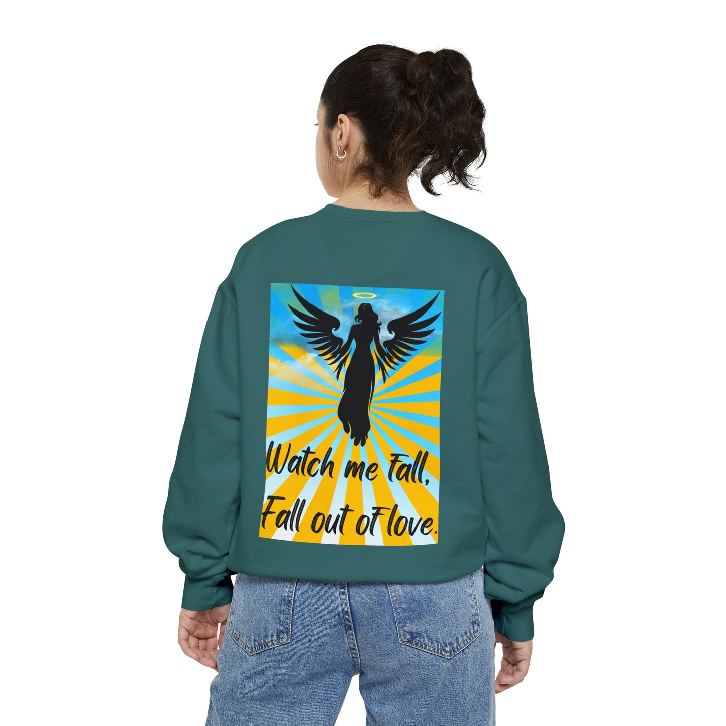 FALL OUT OF LOVE  Unisex Garment-Dyed Sweatshirt