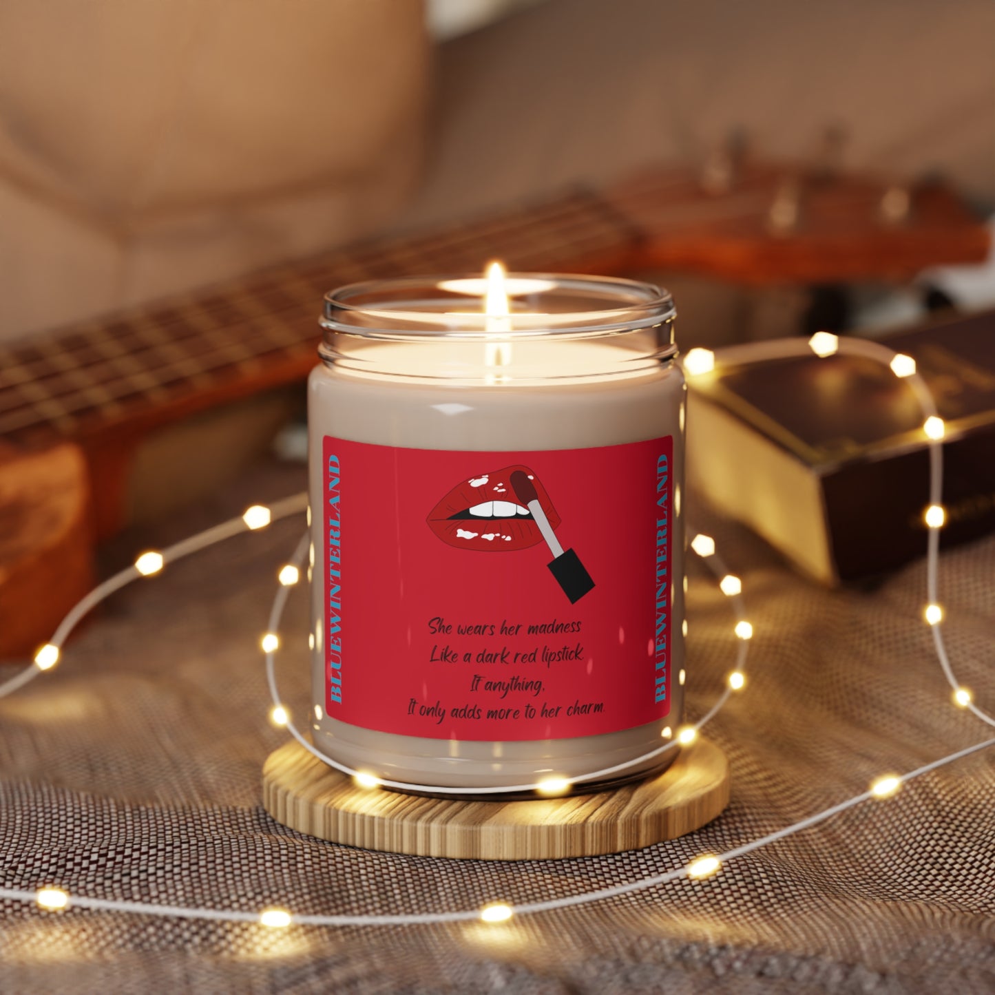 MADNESS LIPSTICK Scented Soy Candle, 9oz