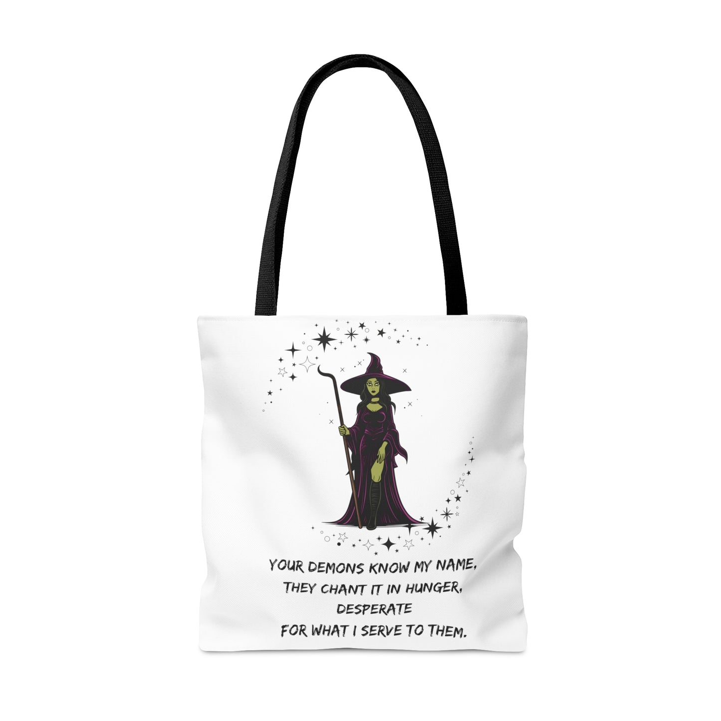 YOUR DEMONS KNOW MY NAME V1  Tote Bag (AOP)