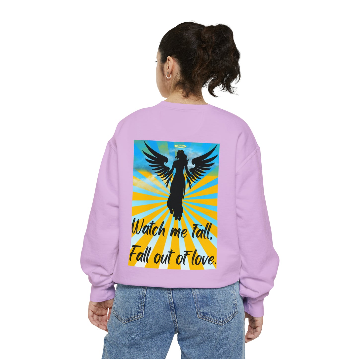 FALL OUT OF LOVE  Unisex Garment-Dyed Sweatshirt