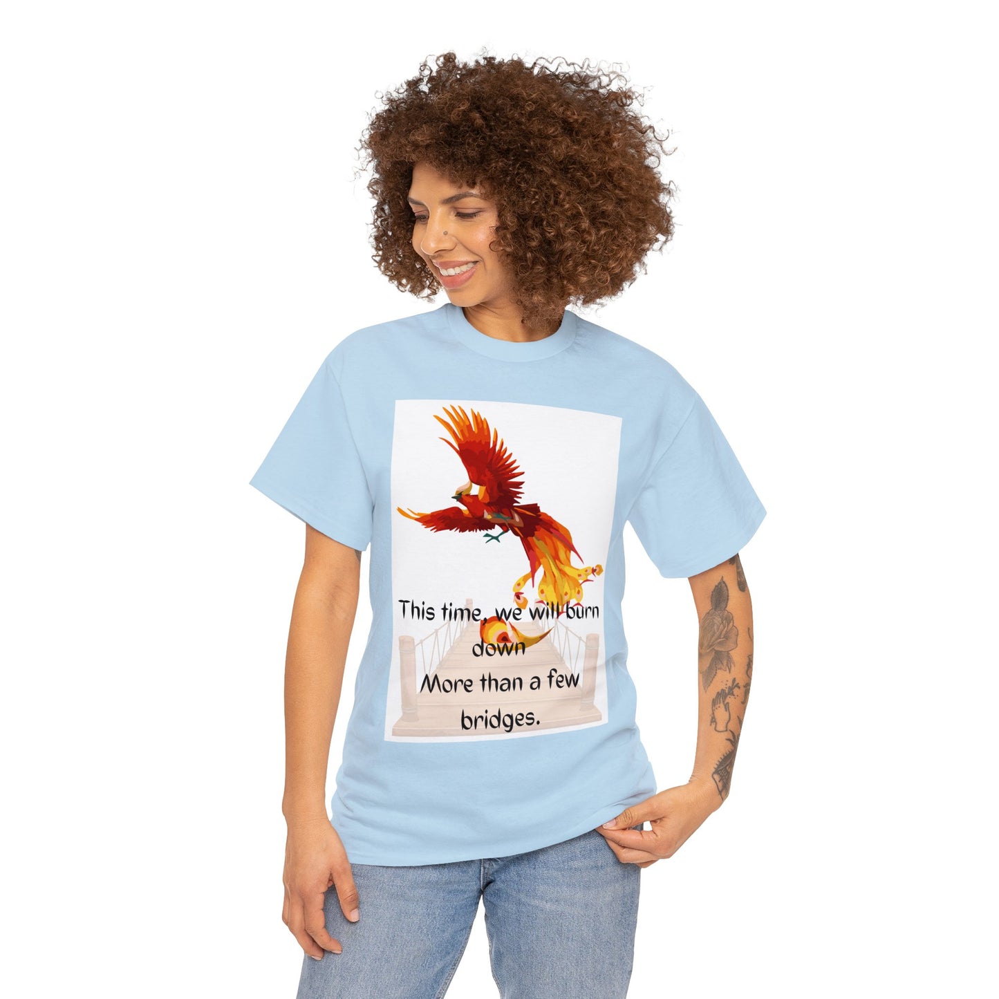 BRIDGES Unisex Heavy Cotton Tee