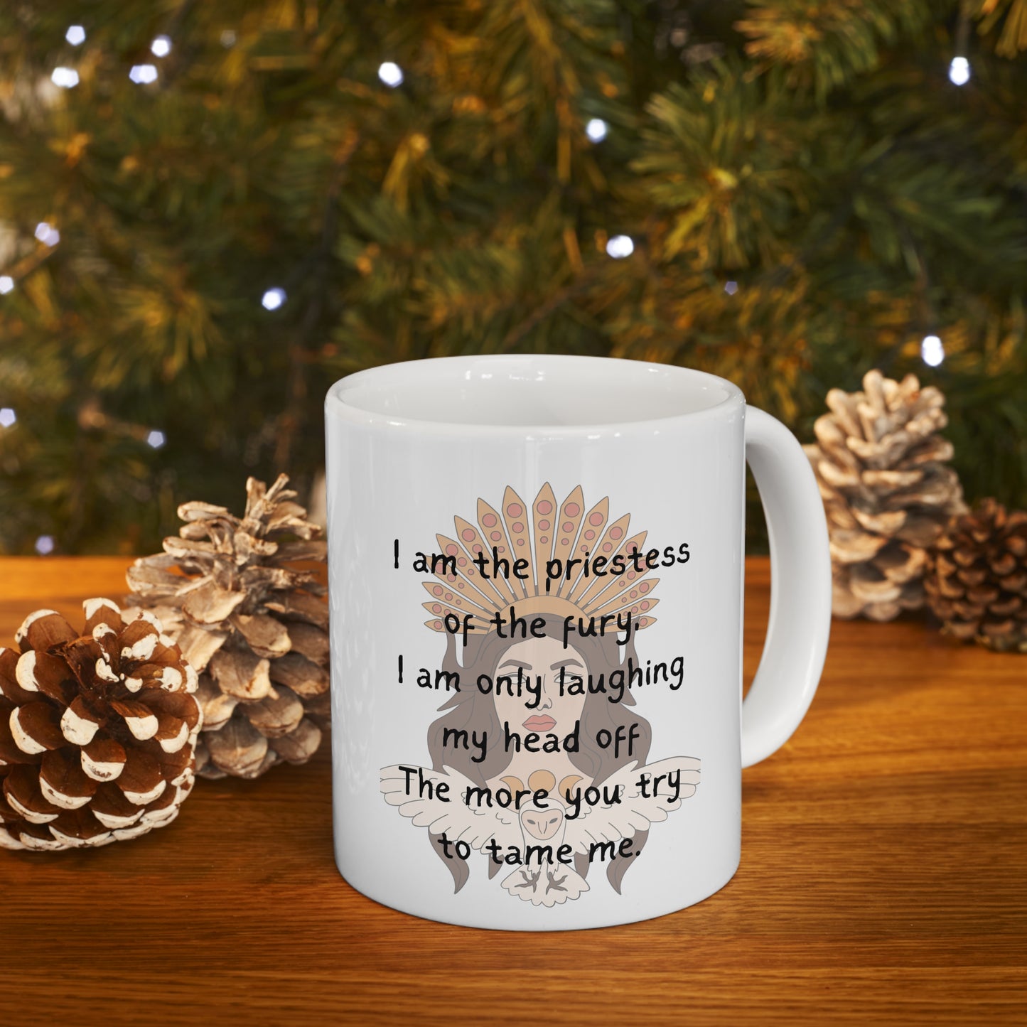 PRIESTESS OF THE FURY Ceramic Mug 11oz