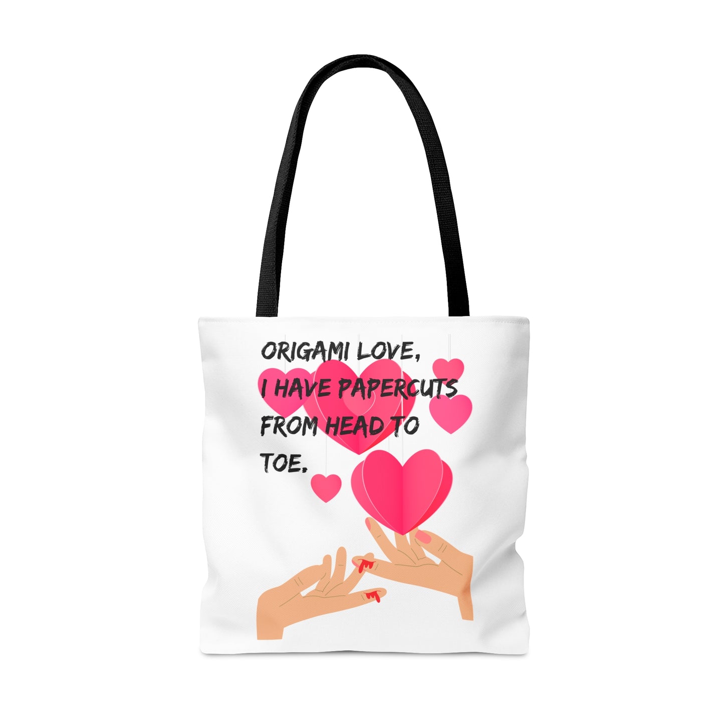 ORIGAME LOVE tote Bag (AOP)