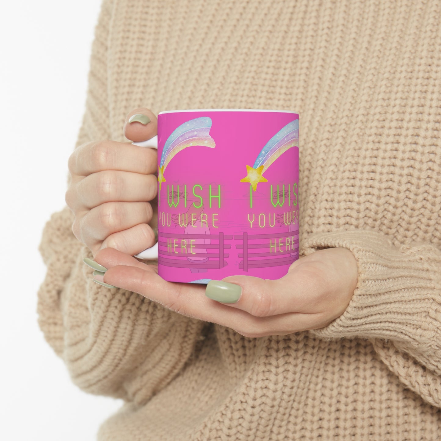 I WISH YOU WERE HERE Ceramic Mug 11oz