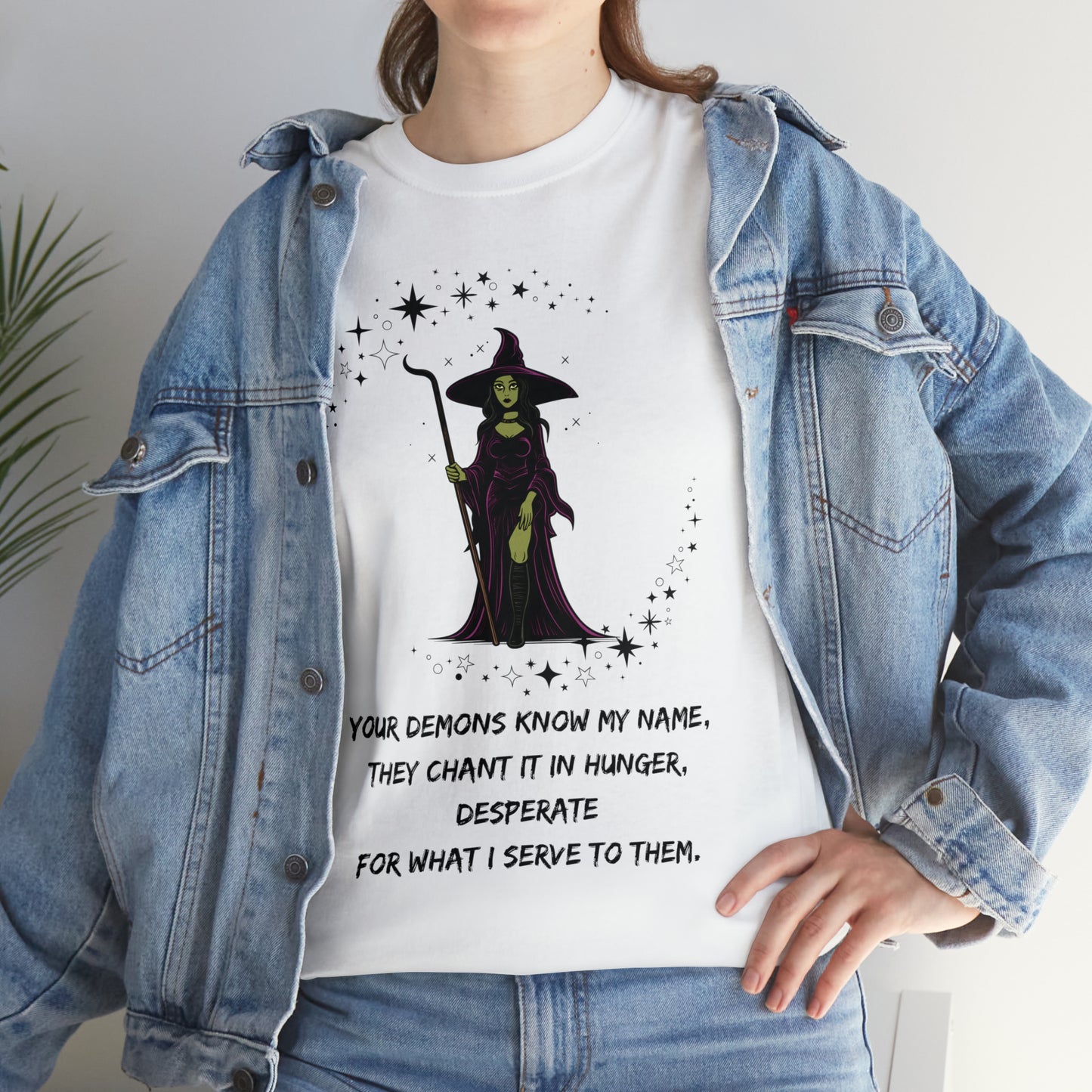 YOUR DEMONS KNOW MY NAME V1 Unisex Heavy Cotton Tee