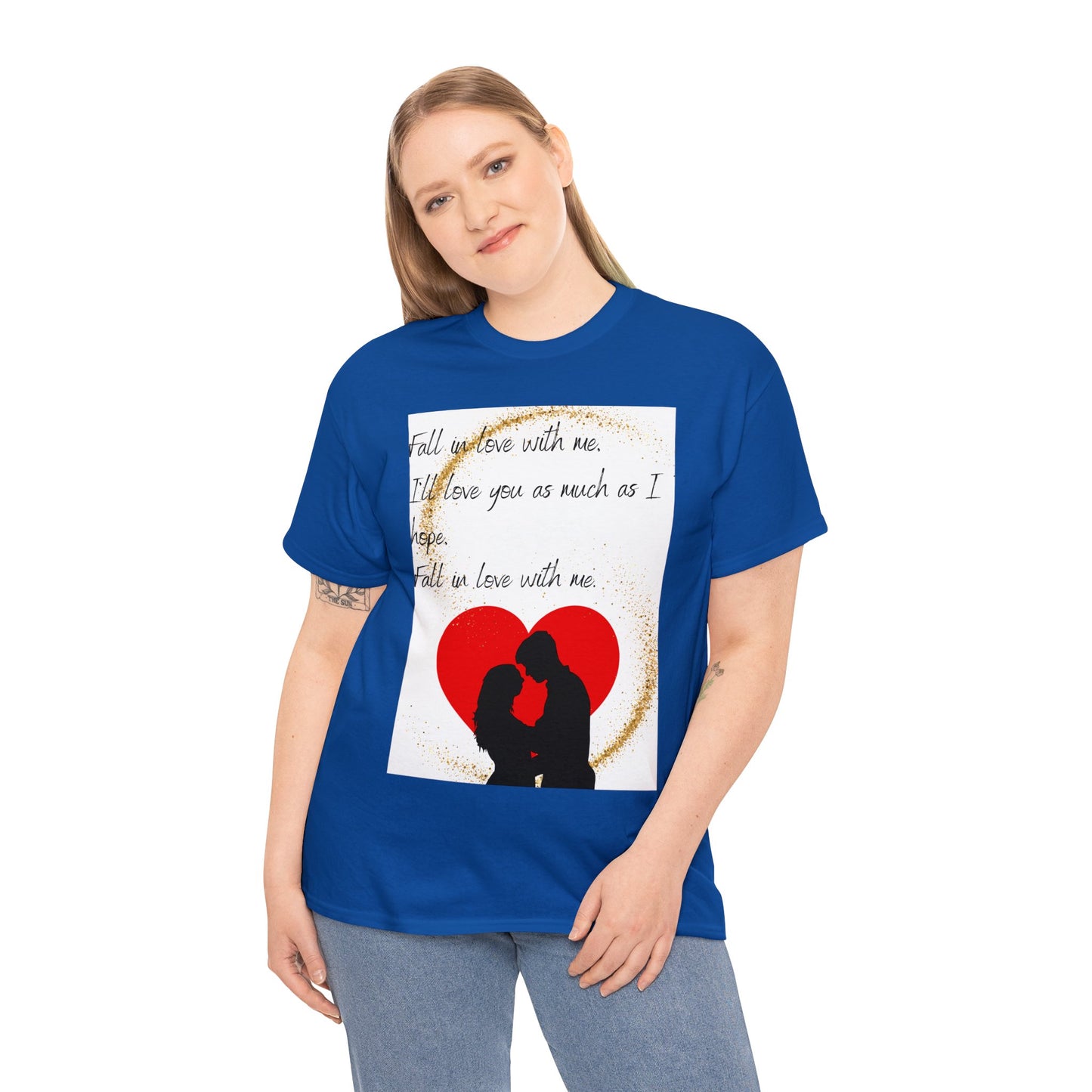 FALL IN LOVE WITH ME Unisex Heavy Cotton Tee