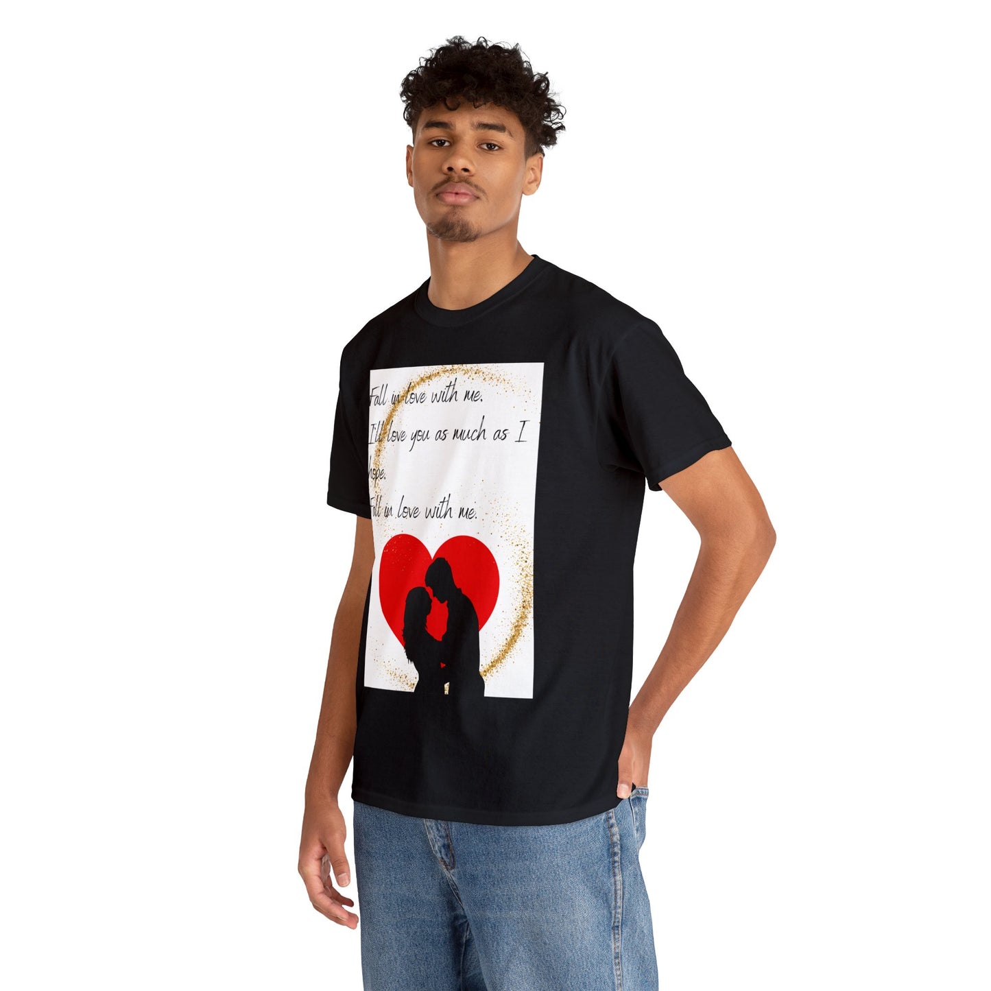 FALL IN LOVE WITH ME Unisex Heavy Cotton Tee