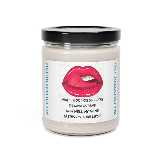 MY NAME ON YOUR LIPS Scented Soy Candle, 9oz
