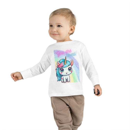 YOU ARE LOVED UNICORN LOVE Toddler Long Sleeve Tee