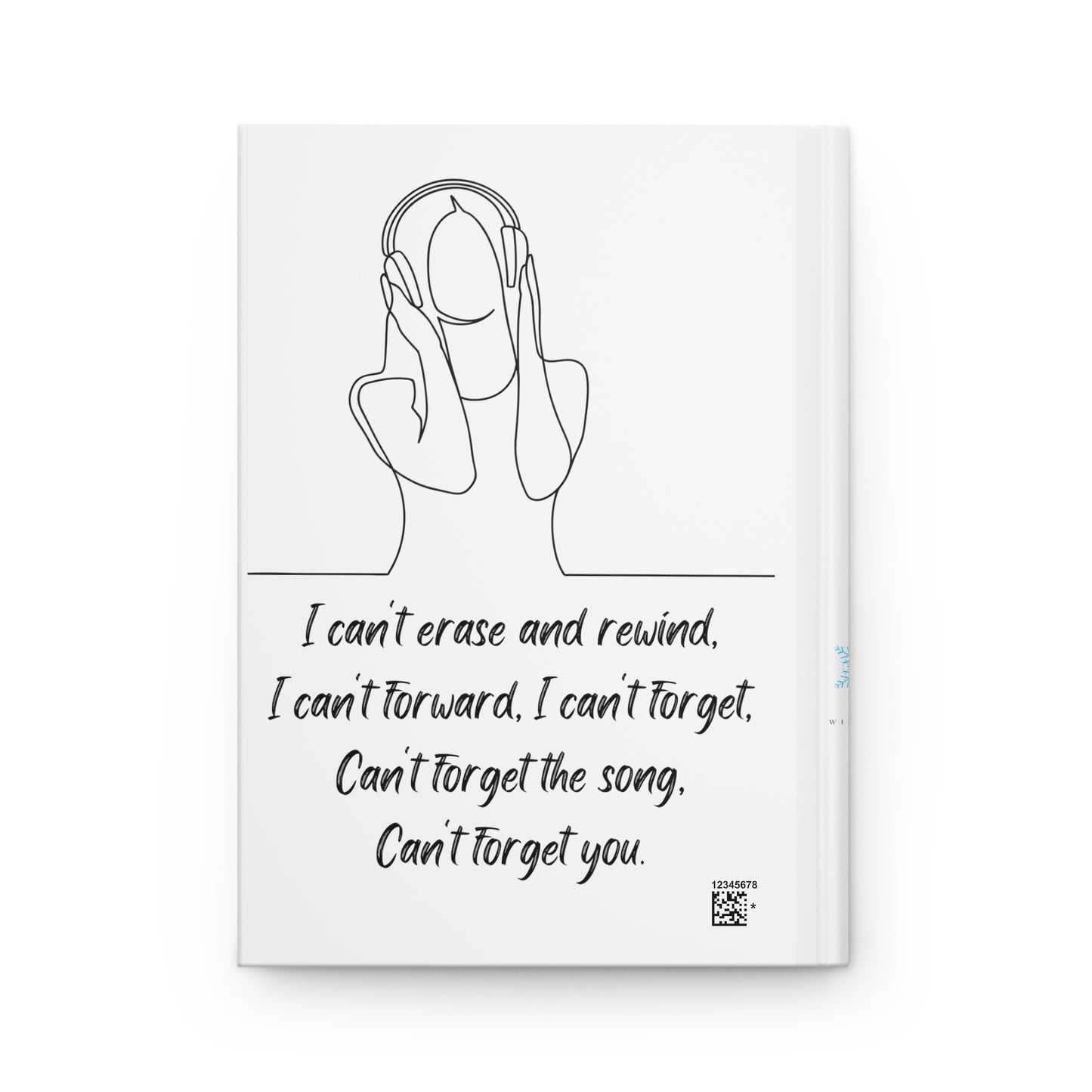 SONG STUCK IN MY HEAD Hardcover Journal Matte
