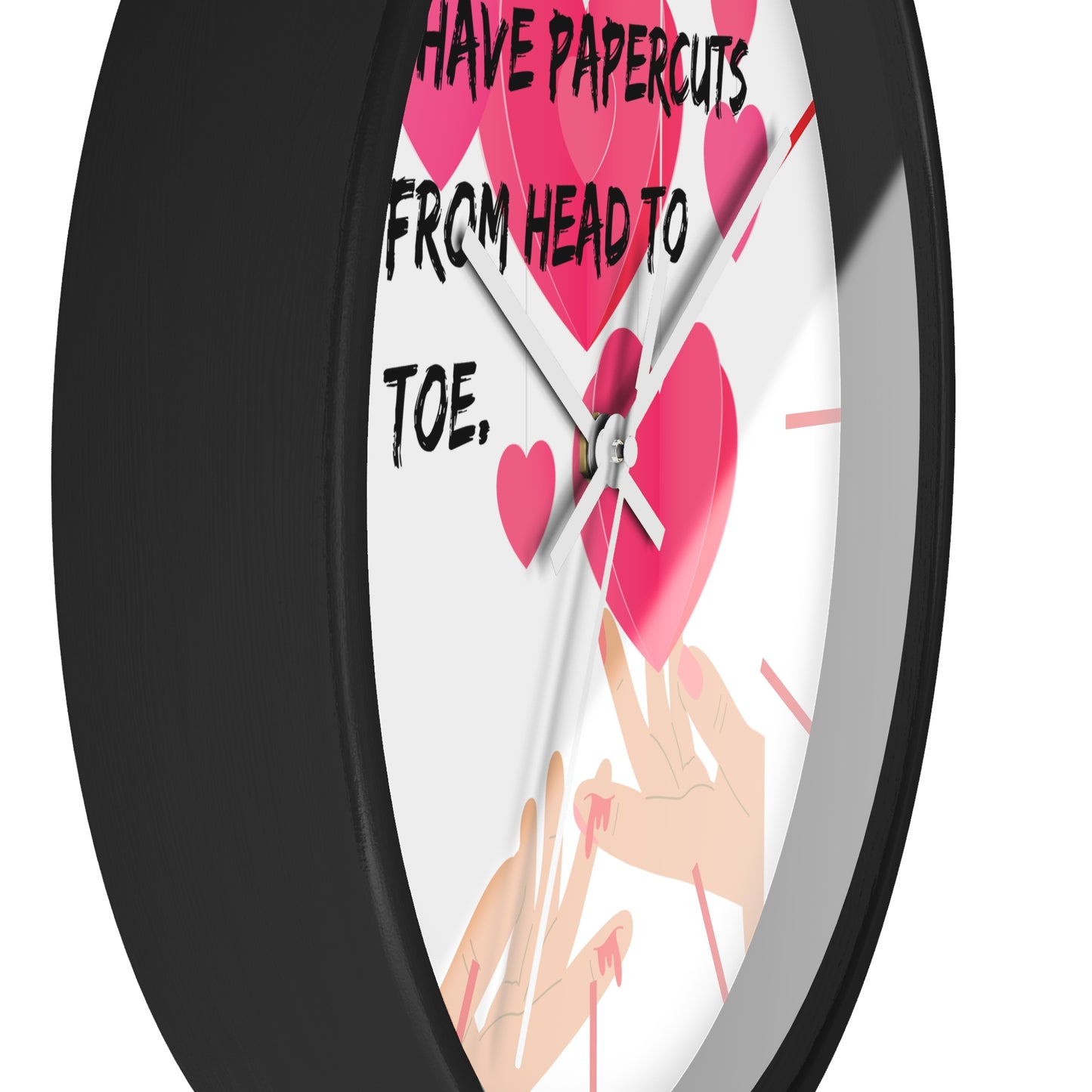 ORIGAMI LOVE Wall Clock