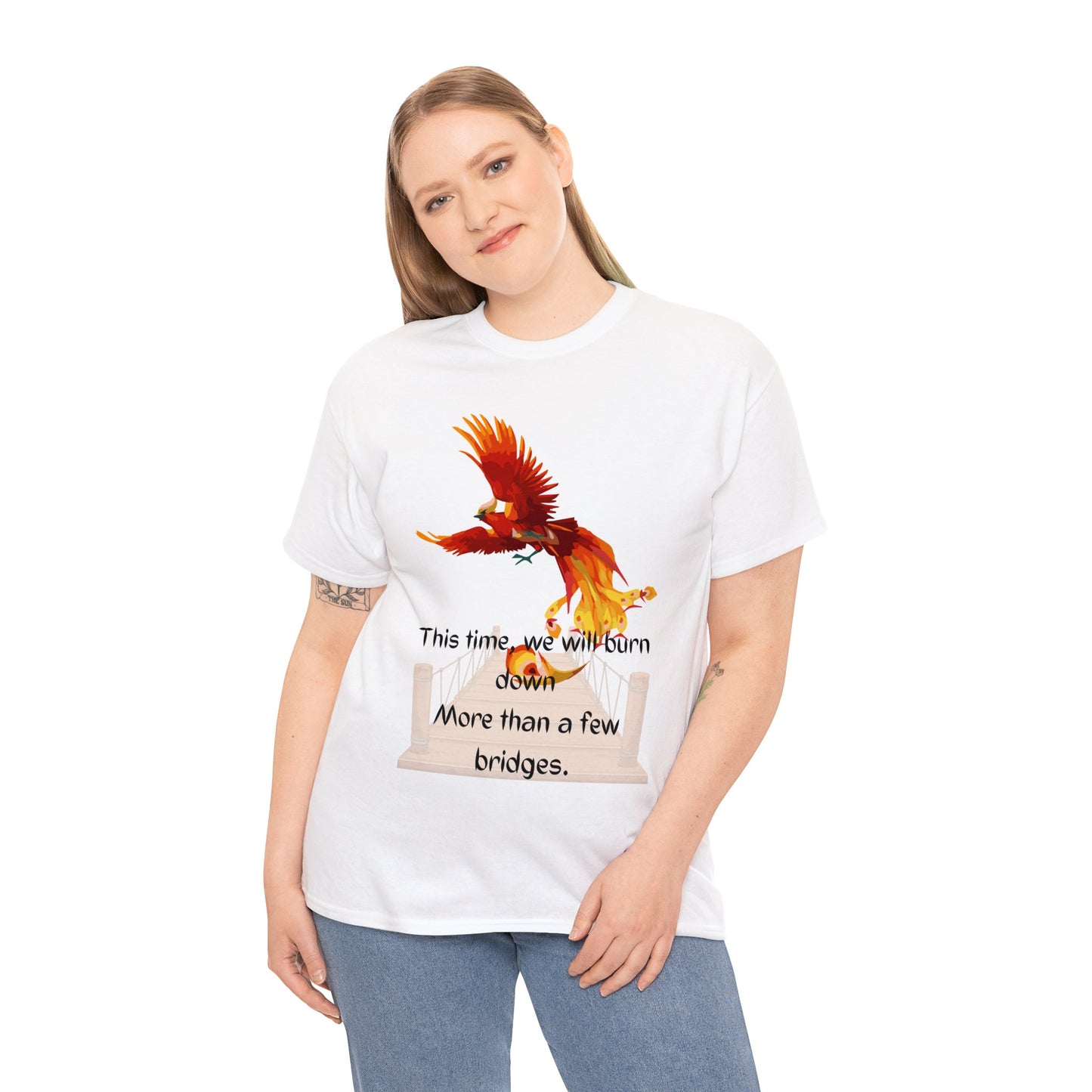 BRIDGES Unisex Heavy Cotton Tee