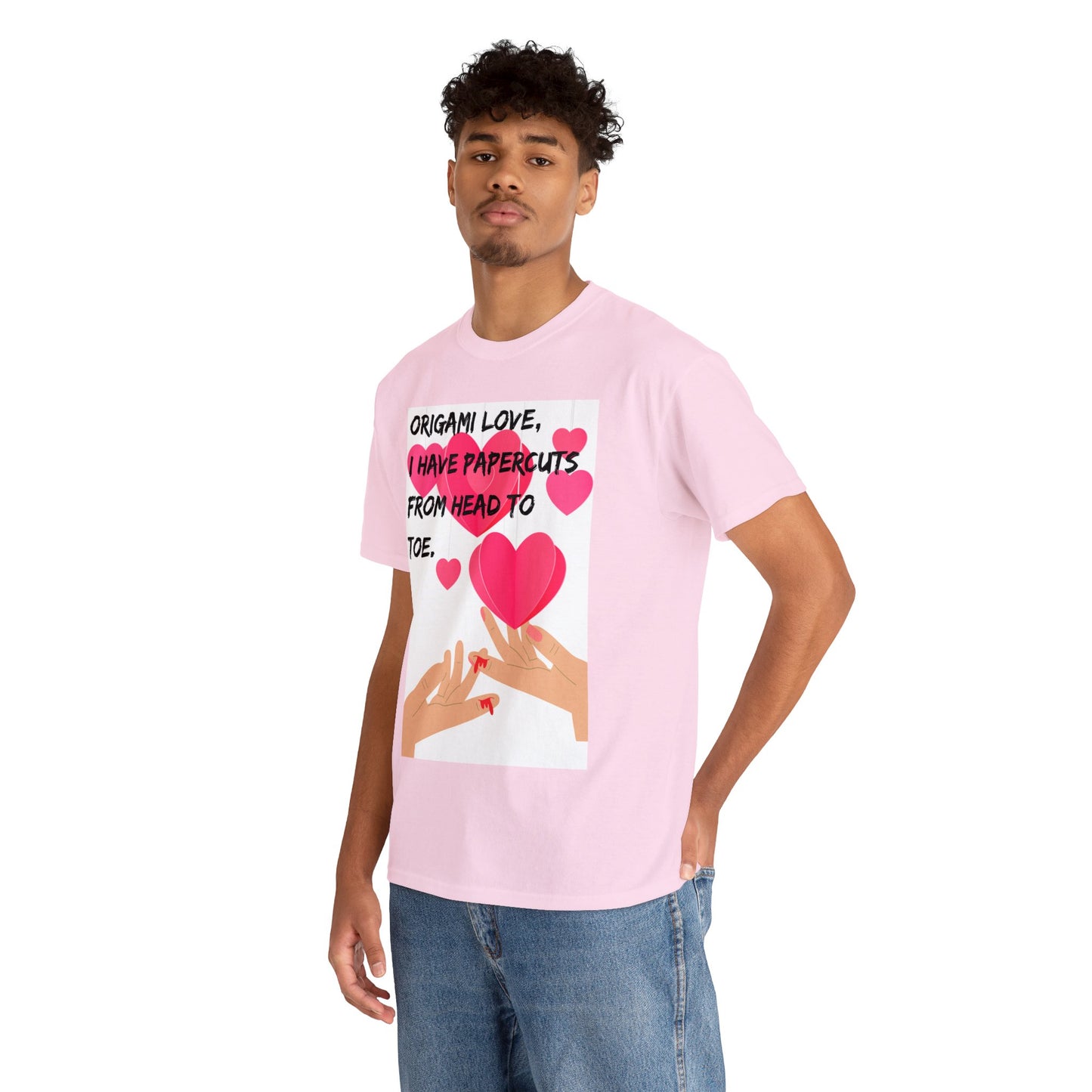 ORIGAME LOVE Unisex Heavy Cotton Tee