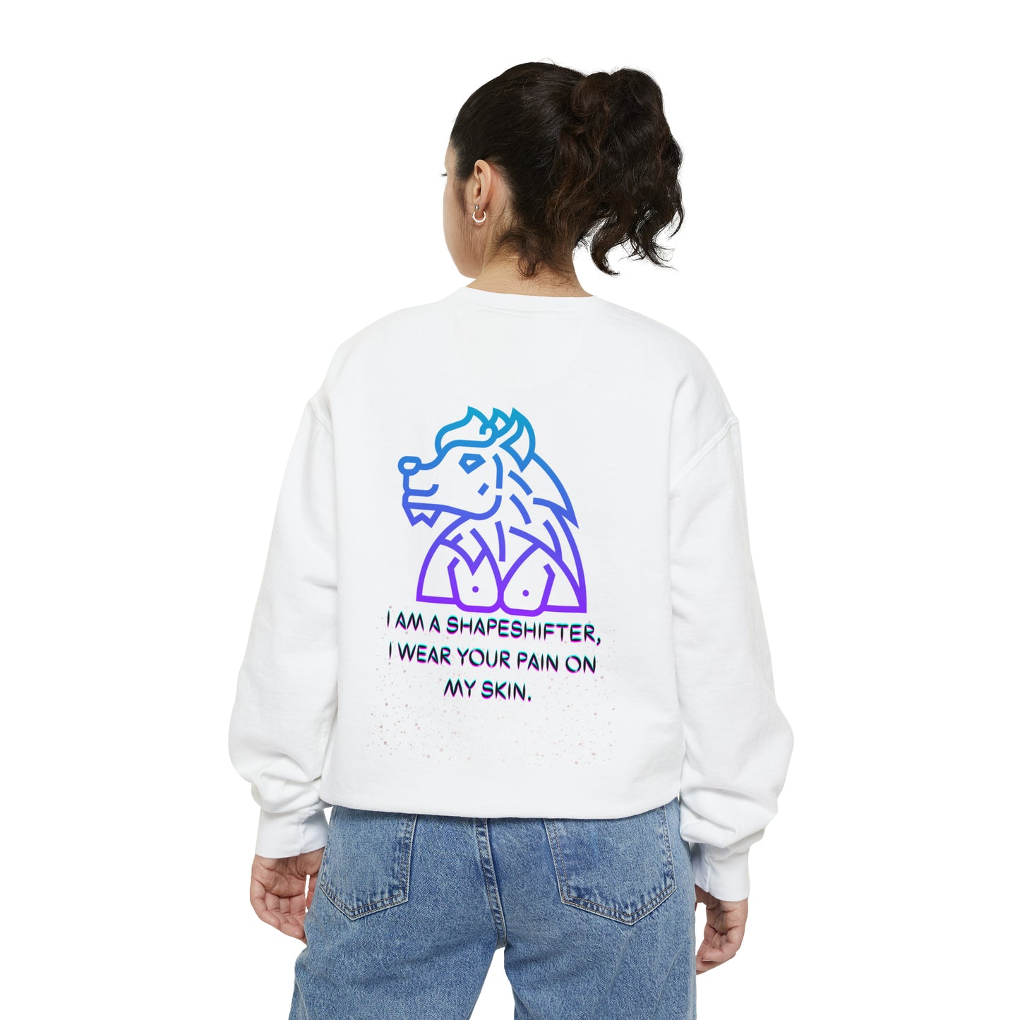 I AM A SHAPESHIFTER Unisex Garment-Dyed Sweatshirt