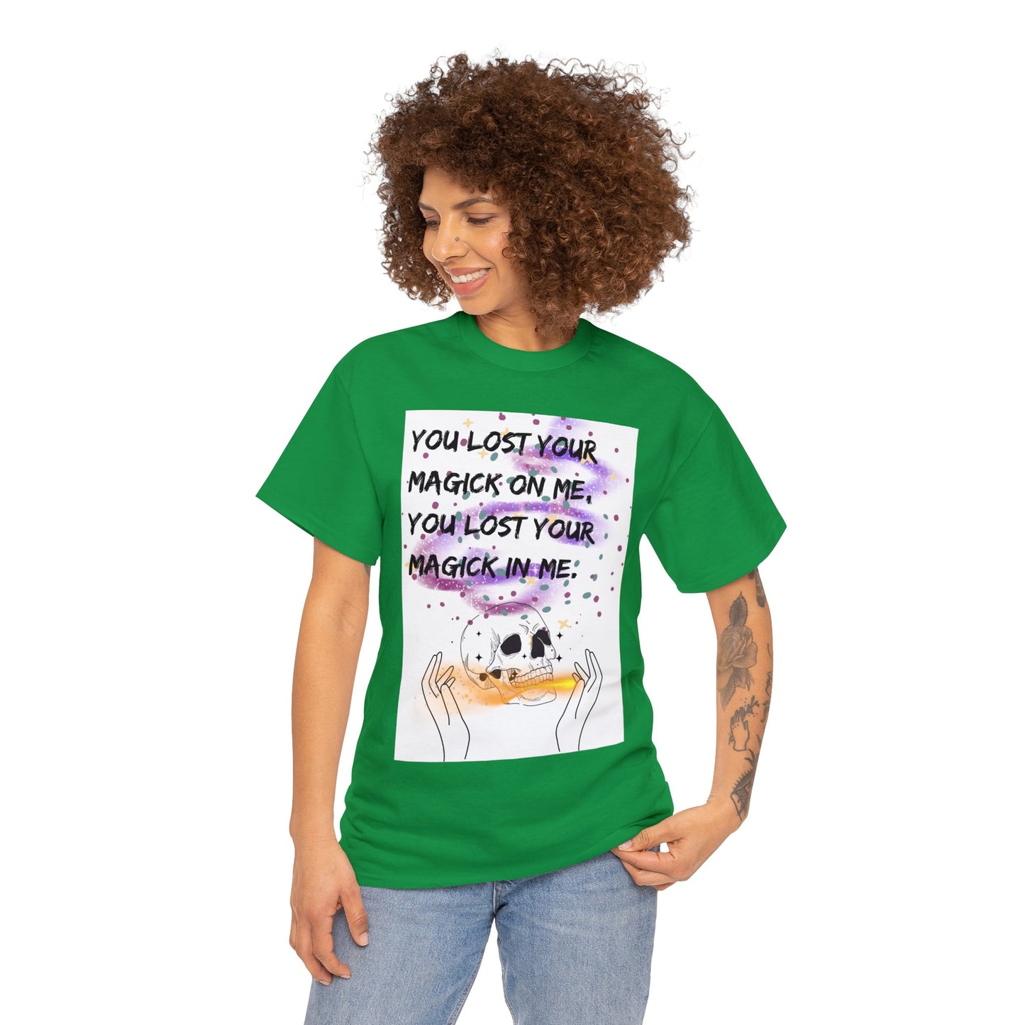 LOST YOUR MAGICK Unisex Heavy Cotton Tee