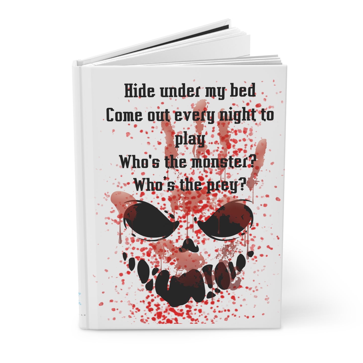 MONSTERS UNDER MY BED  Hardcover Journal Matte