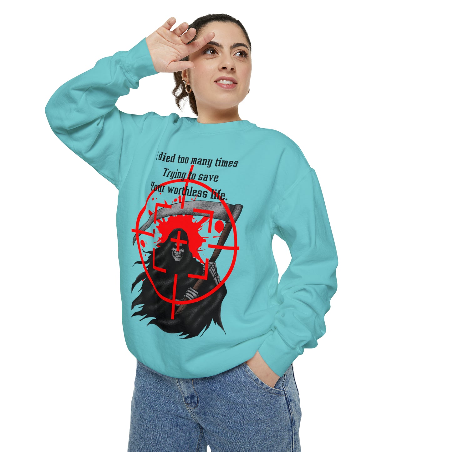 GAMER GIRL Unisex Garment-Dyed Sweatshirt