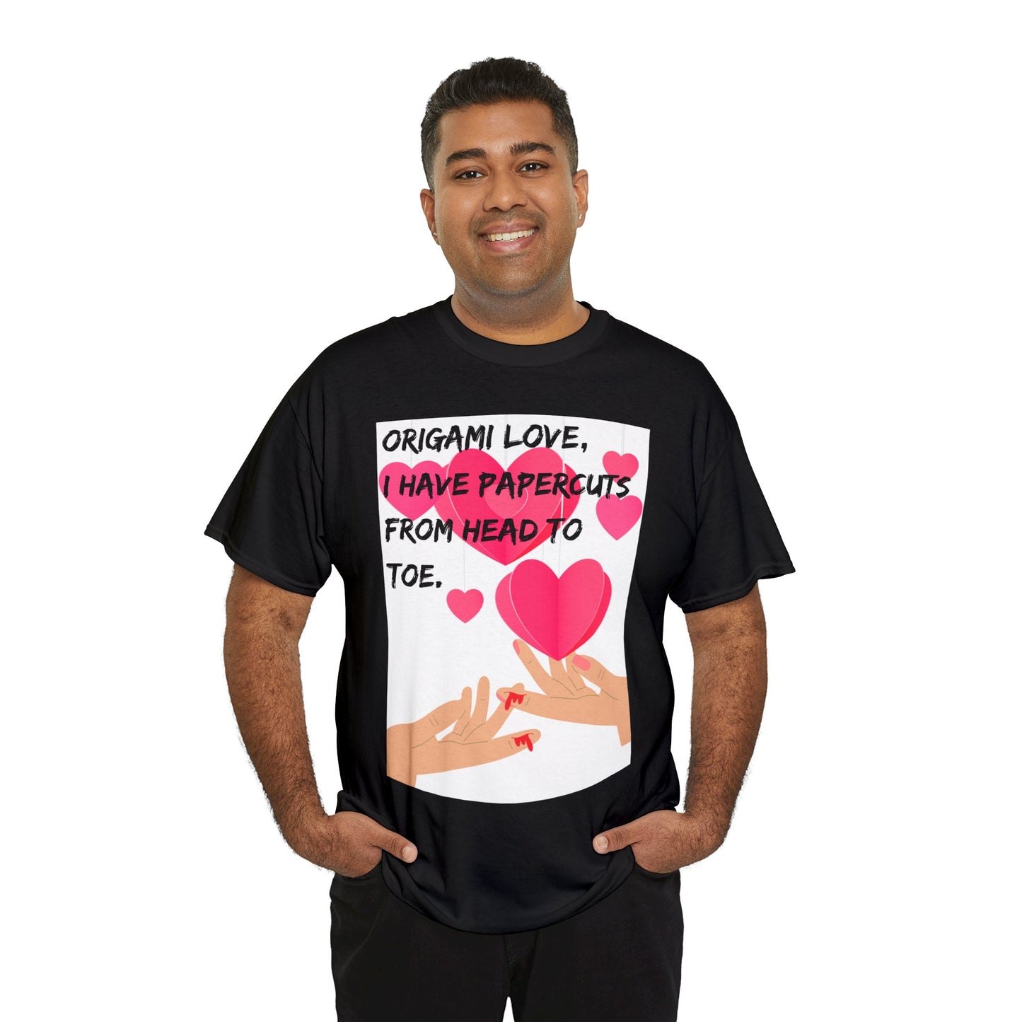 ORIGAME LOVE Unisex Heavy Cotton Tee