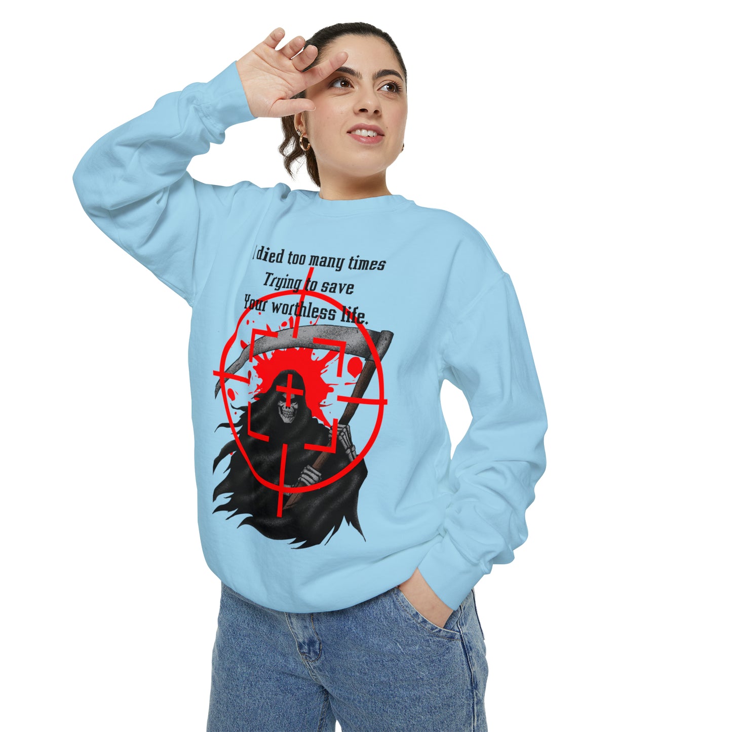 GAMER GIRL Unisex Garment-Dyed Sweatshirt