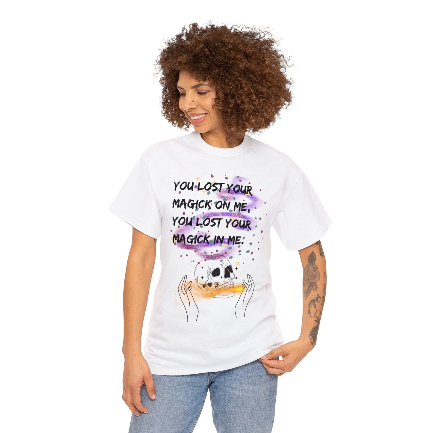 LOST YOUR MAGICK Unisex Heavy Cotton Tee