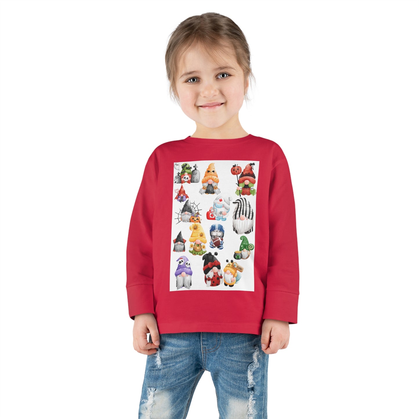 HALLOWEEN GNOMES Toddler Long Sleeve Tee