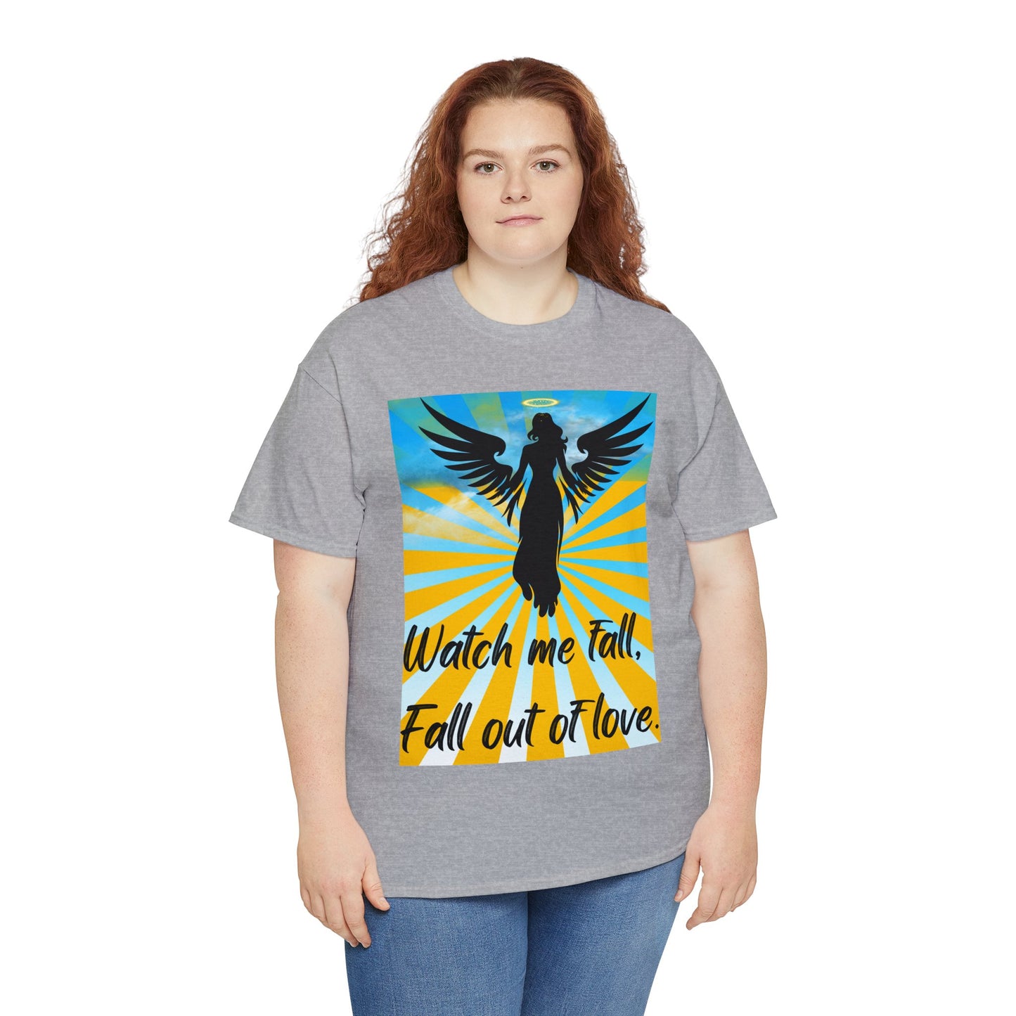 FALL OUT OF LOVE Unisex Heavy Cotton Tee