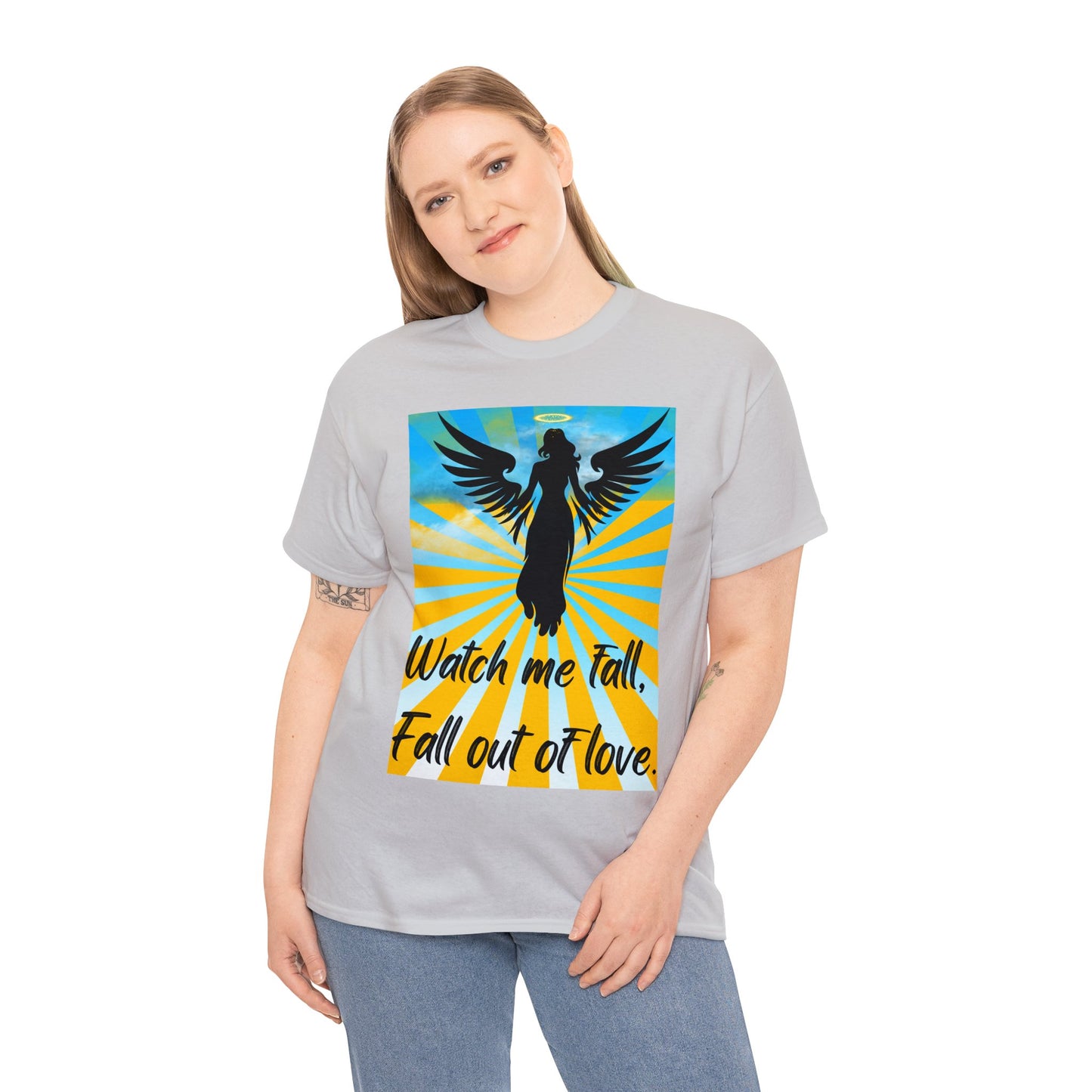 FALL OUT OF LOVE Unisex Heavy Cotton Tee
