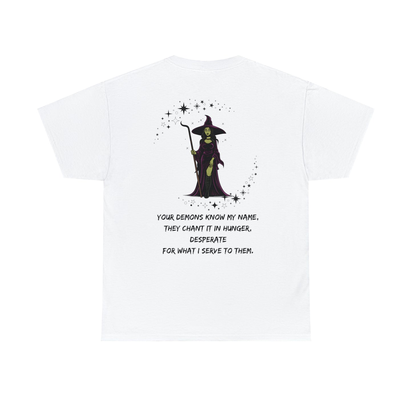 YOUR DEMONS KNOW MY NAME V1 Unisex Heavy Cotton Tee