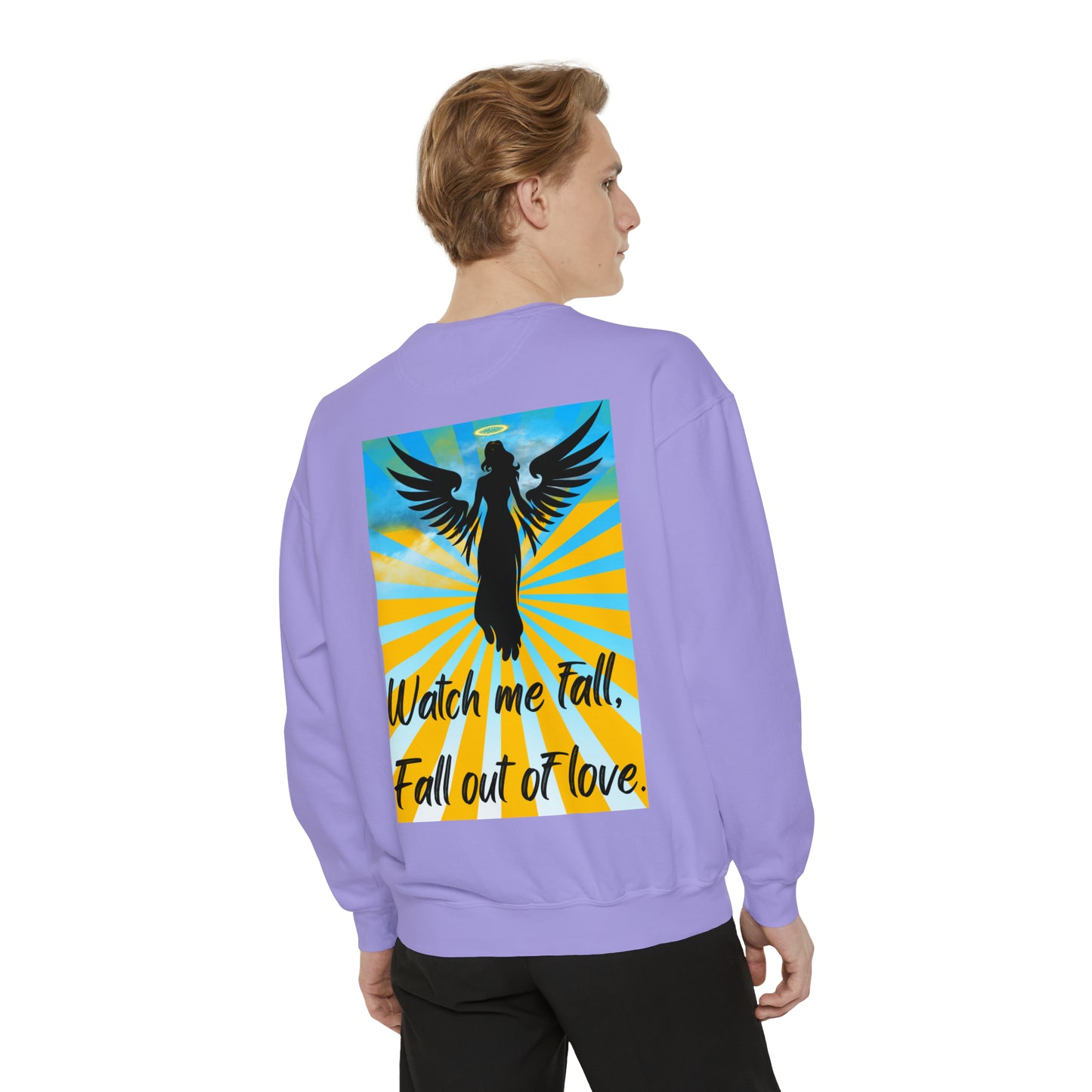FALL OUT OF LOVE  Unisex Garment-Dyed Sweatshirt