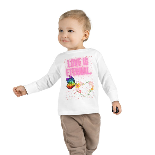 LOVE IS ETERNAL Toddler Long Sleeve Tee