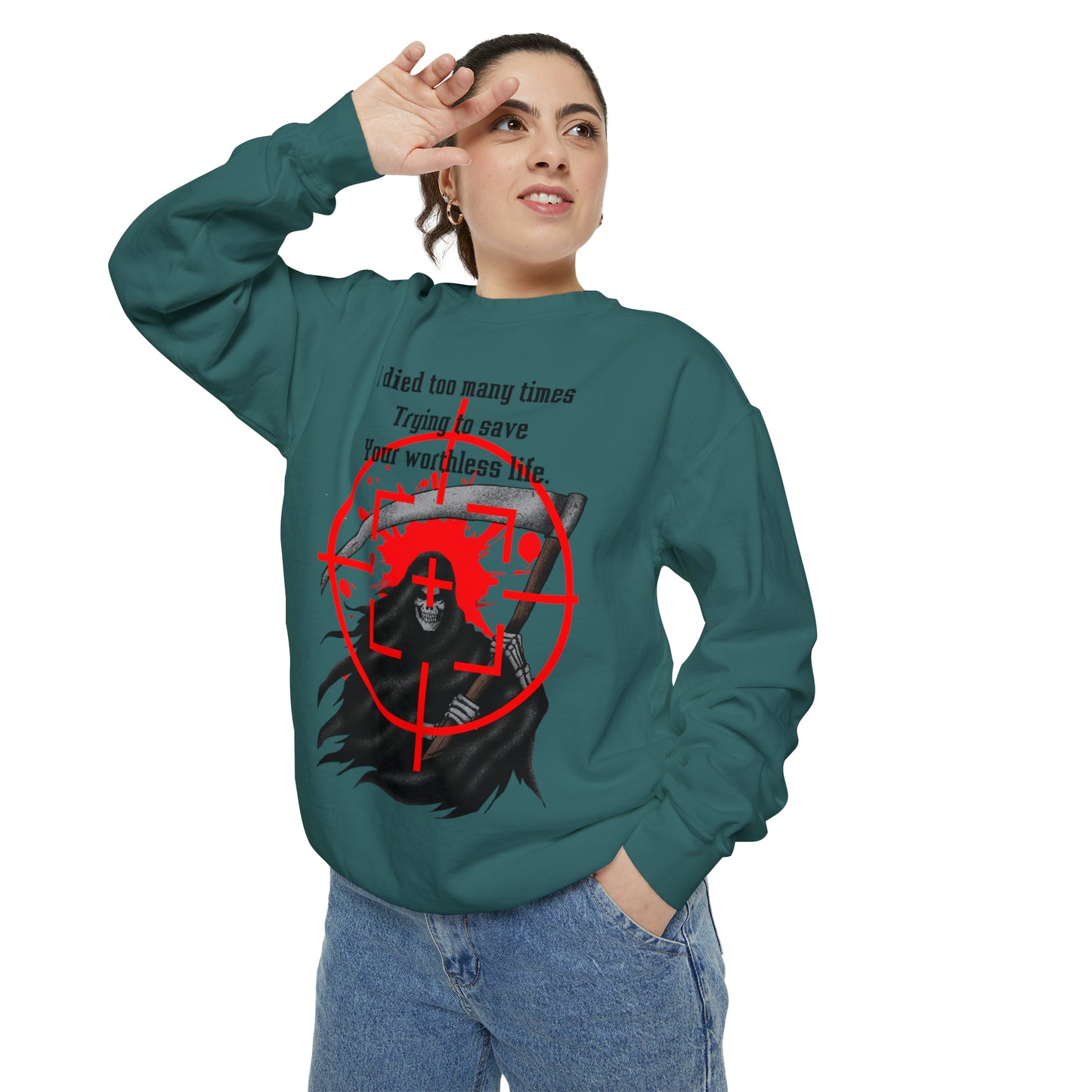 GAMER GIRL Unisex Garment-Dyed Sweatshirt