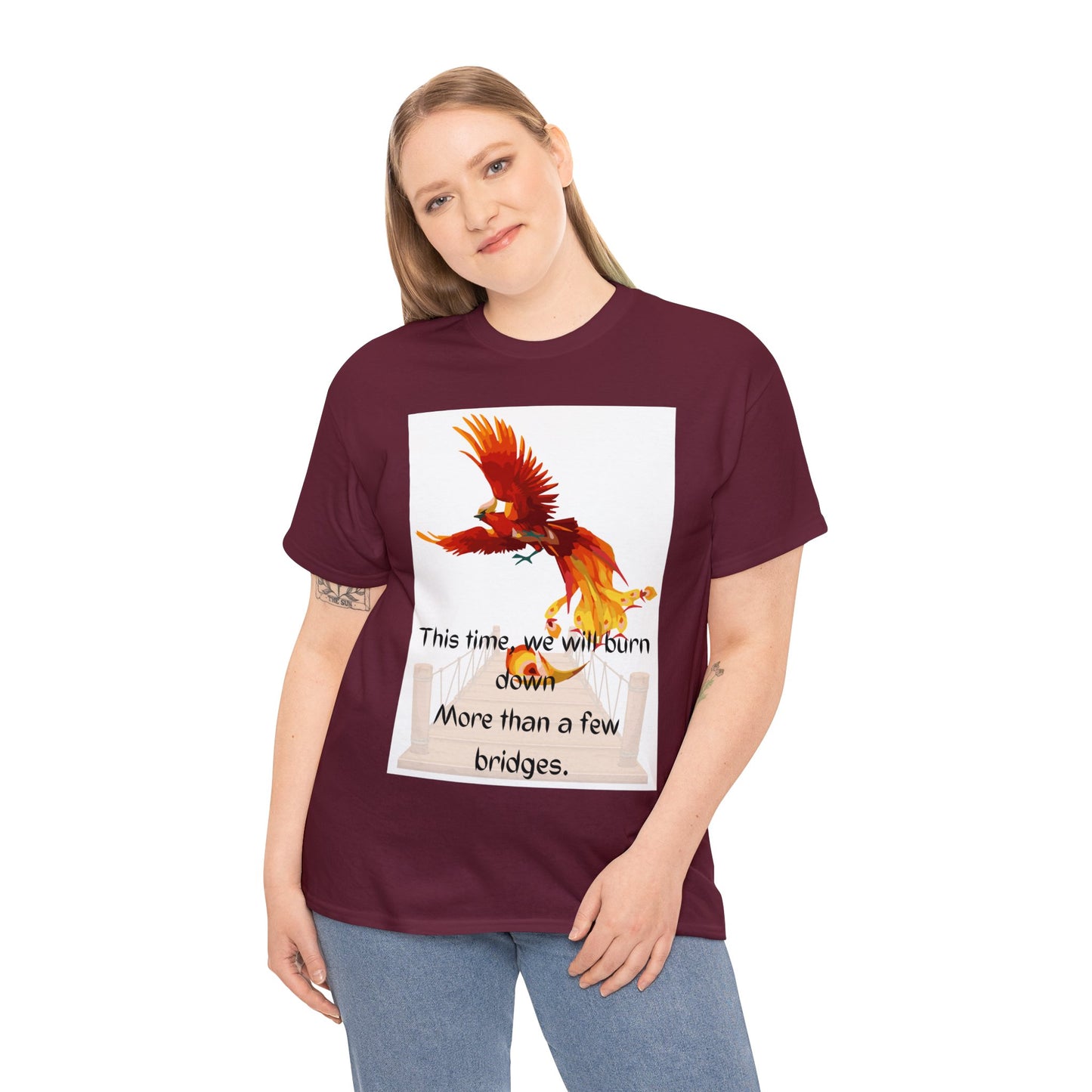 BRIDGES Unisex Heavy Cotton Tee