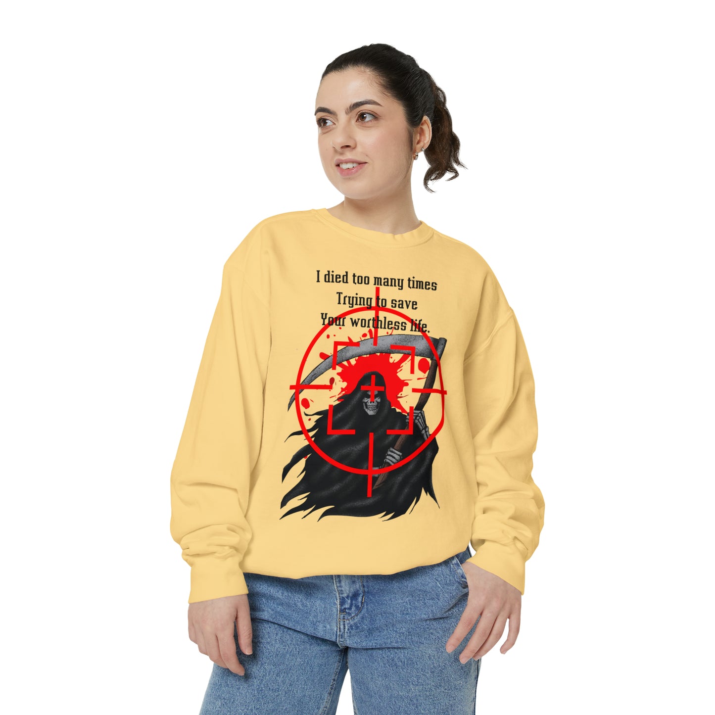 GAMER GIRL Unisex Garment-Dyed Sweatshirt