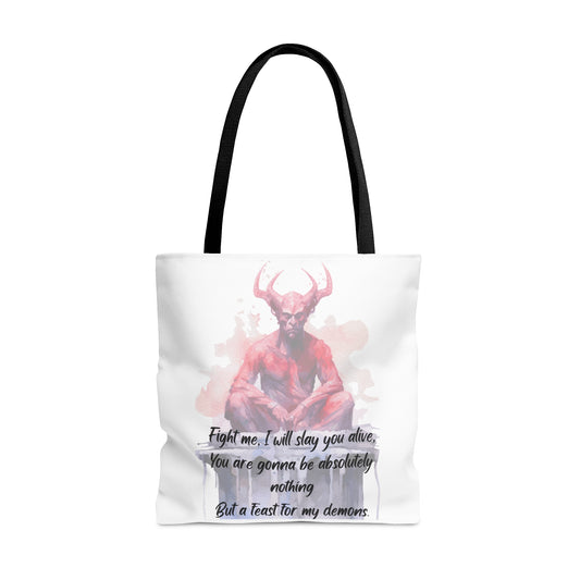 FEAST FOR MY DEMONS  Tote Bag (AOP)