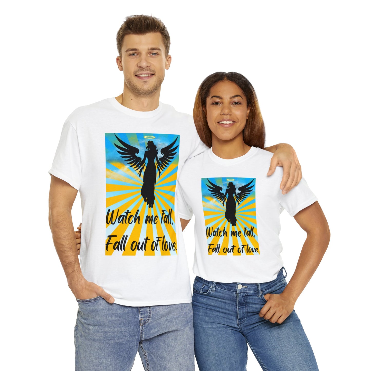 FALL OUT OF LOVE Unisex Heavy Cotton Tee
