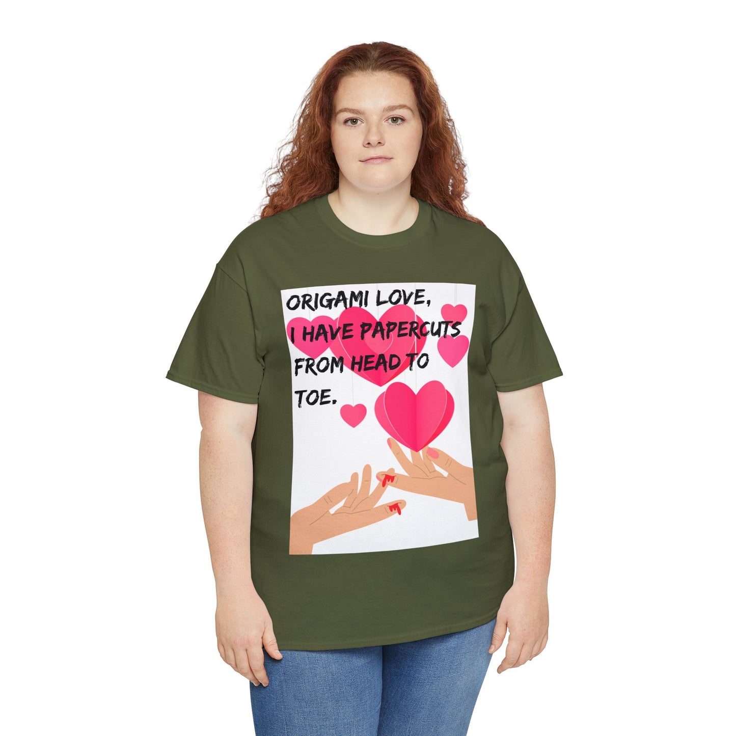 ORIGAME LOVE Unisex Heavy Cotton Tee