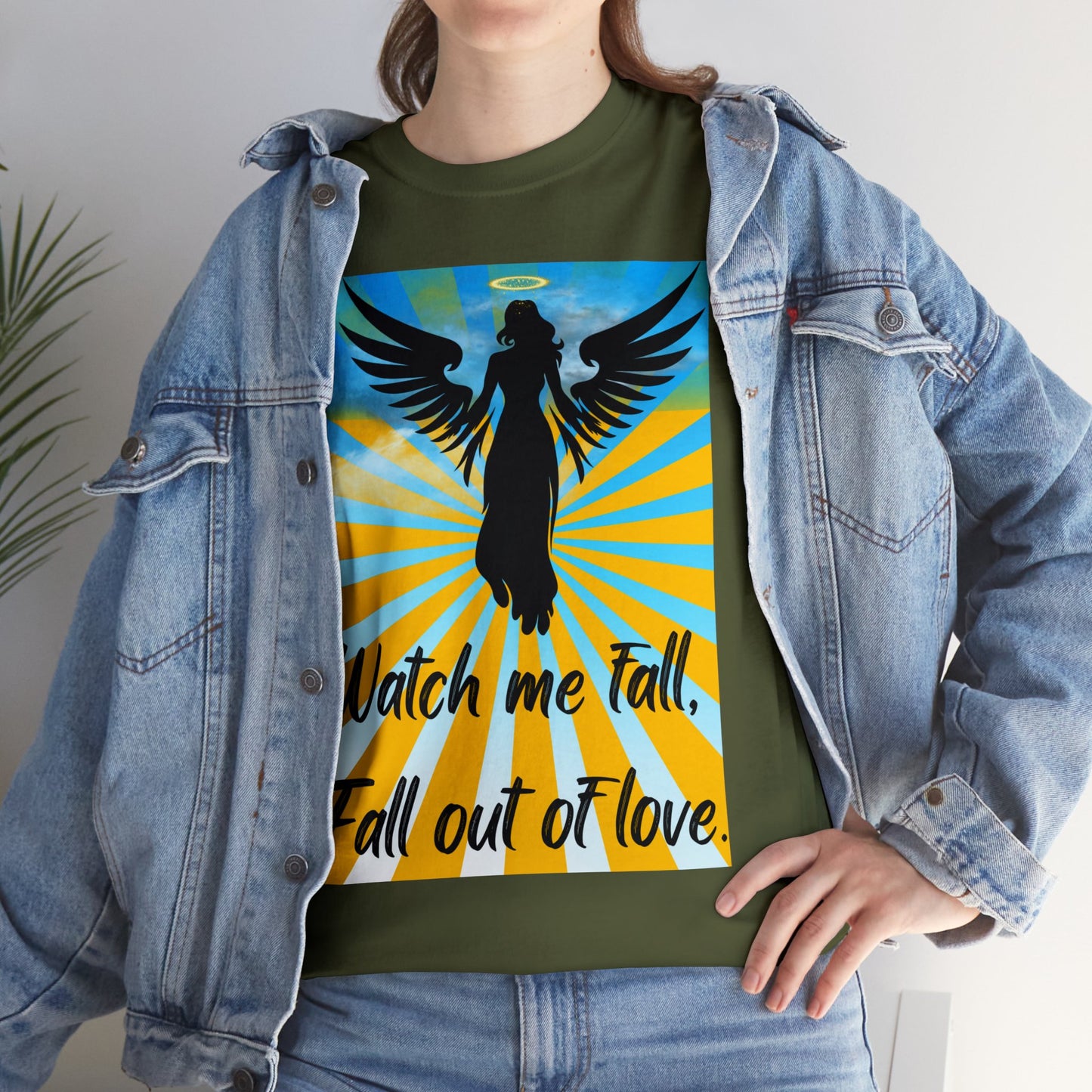 FALL OUT OF LOVE Unisex Heavy Cotton Tee