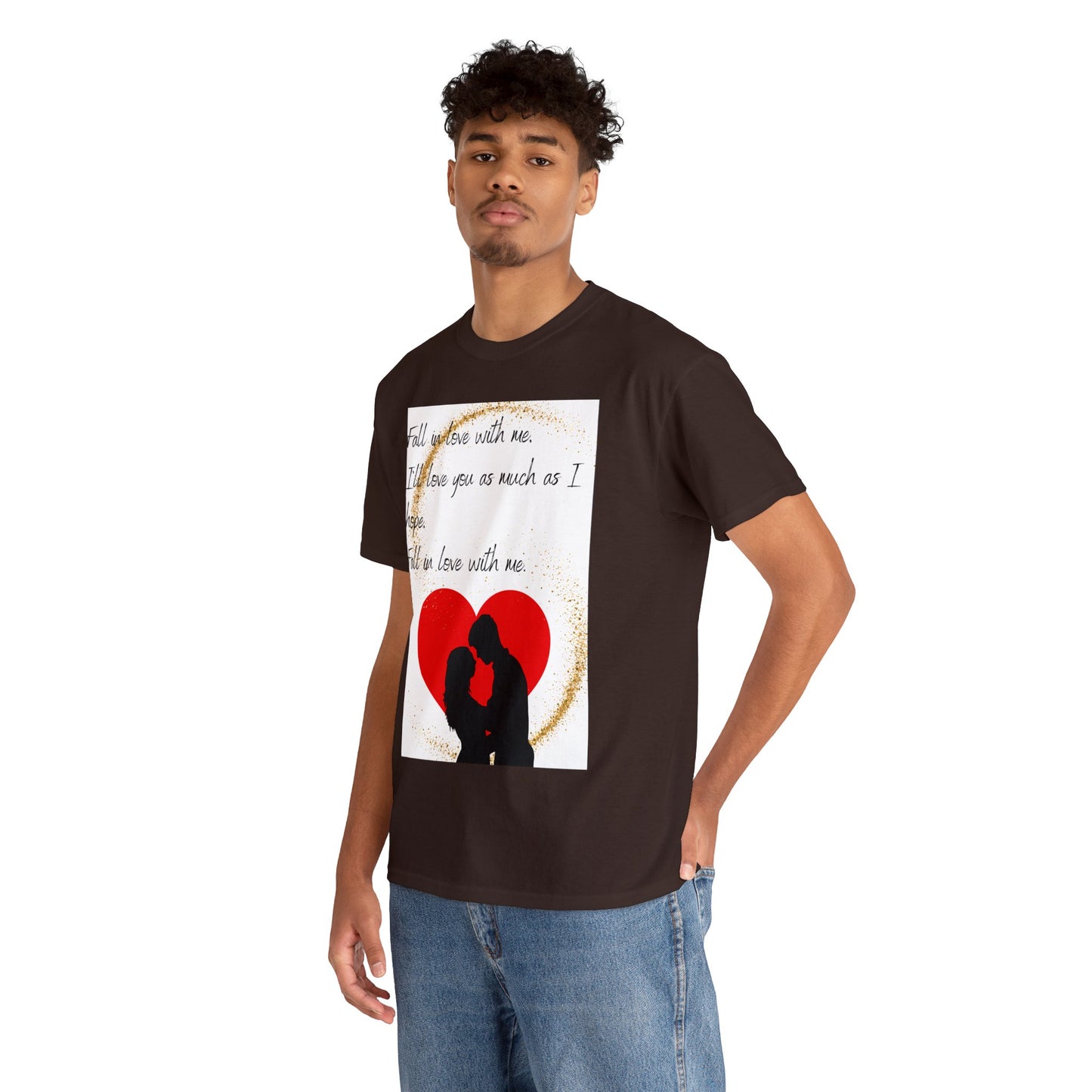 FALL IN LOVE WITH ME Unisex Heavy Cotton Tee
