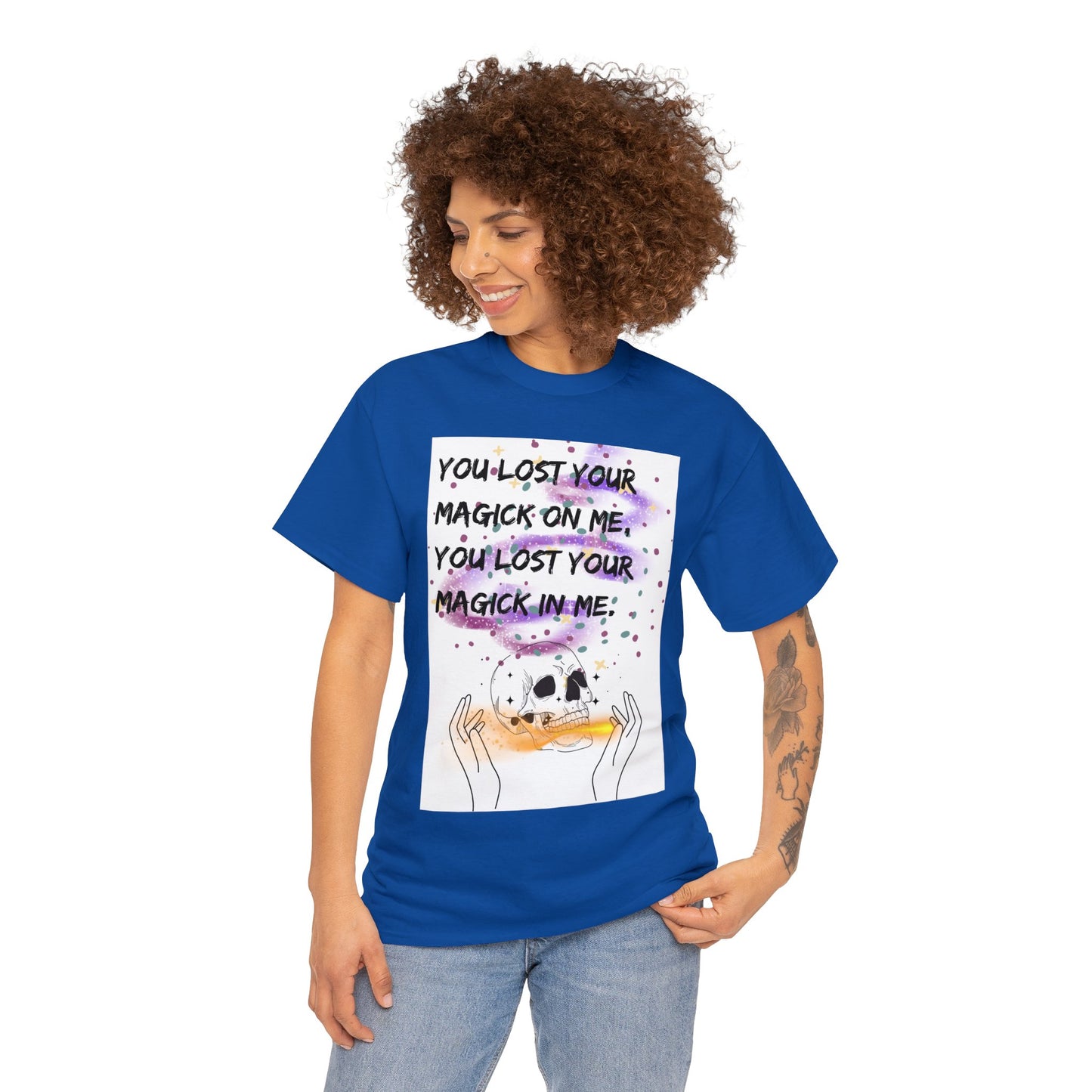 LOST YOUR MAGICK Unisex Heavy Cotton Tee