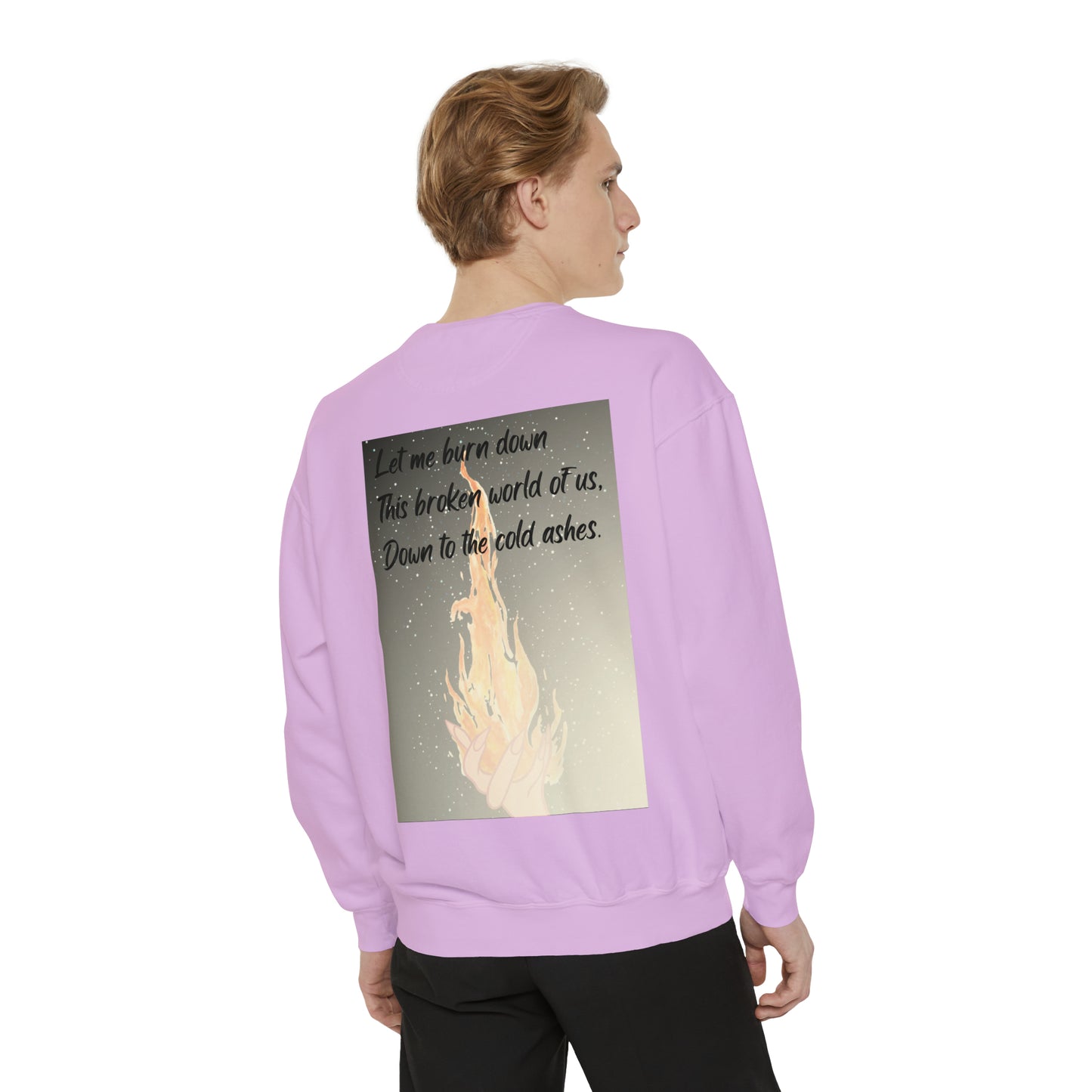 DOWN TO THE ASHES  Unisex Garment-Dyed Sweatshirt