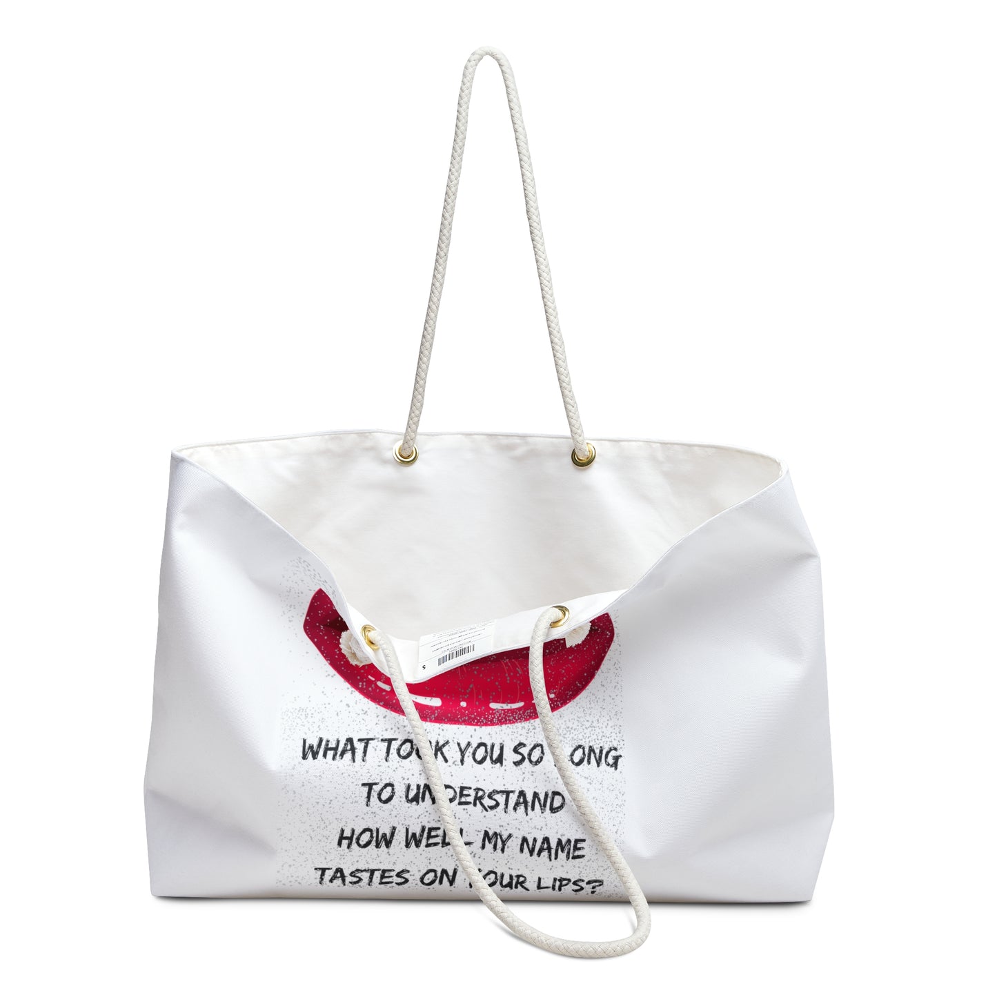 MY NAME ON YOUR LIPS Weekender Bag