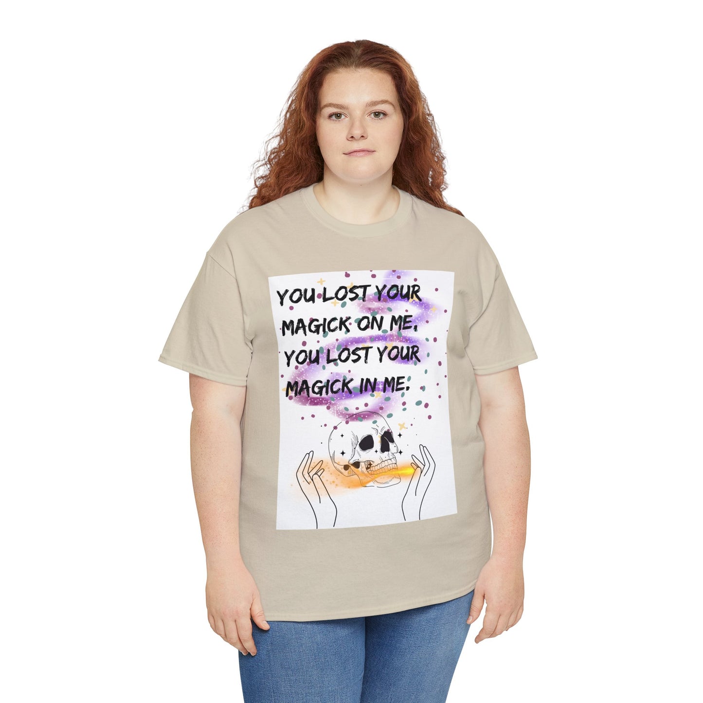 LOST YOUR MAGICK Unisex Heavy Cotton Tee