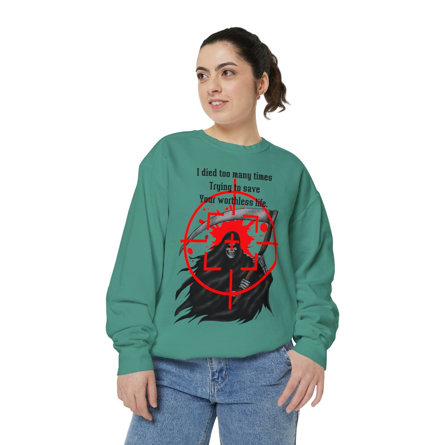GAMER GIRL Unisex Garment-Dyed Sweatshirt