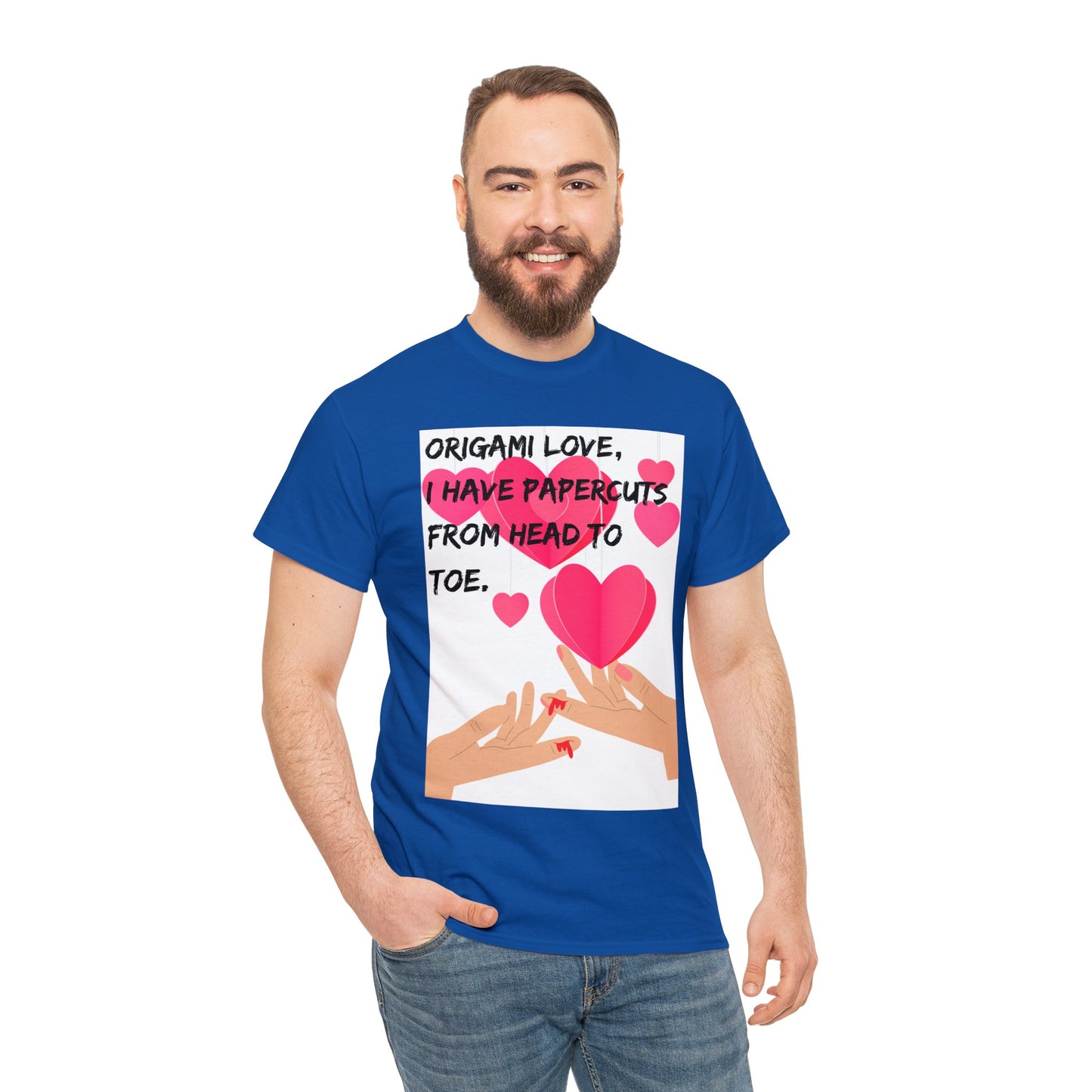 ORIGAME LOVE Unisex Heavy Cotton Tee
