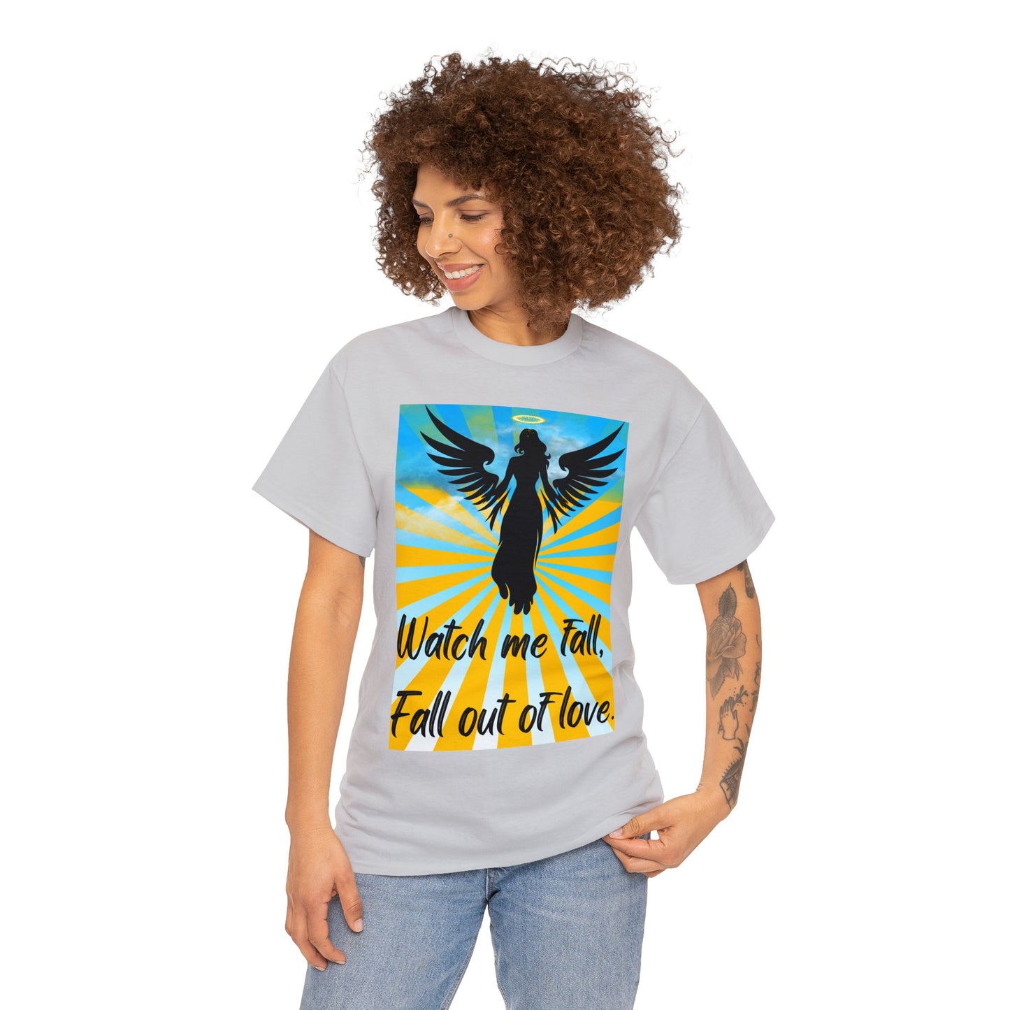 FALL OUT OF LOVE Unisex Heavy Cotton Tee