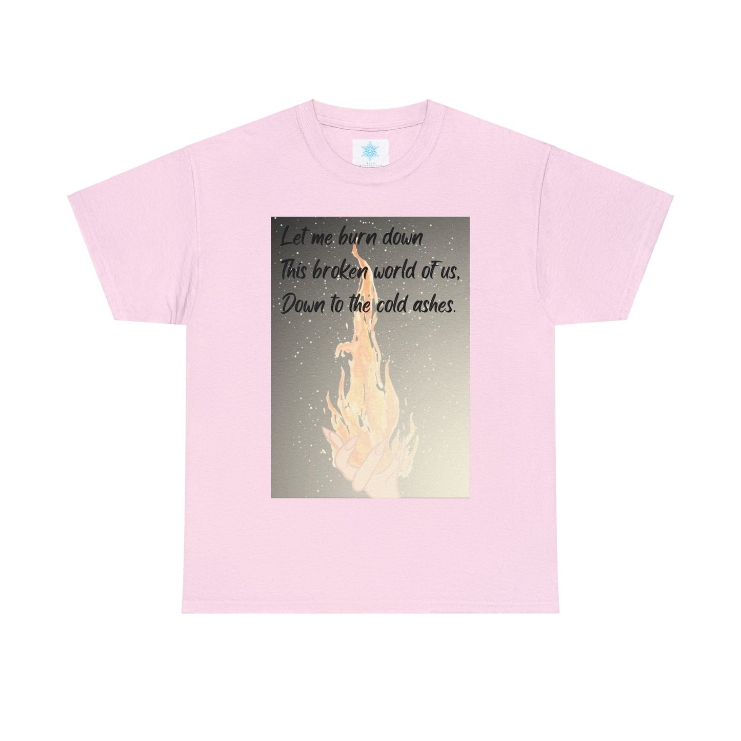 DOWN TO THE ASHES  Unisex Heavy Cotton Tee