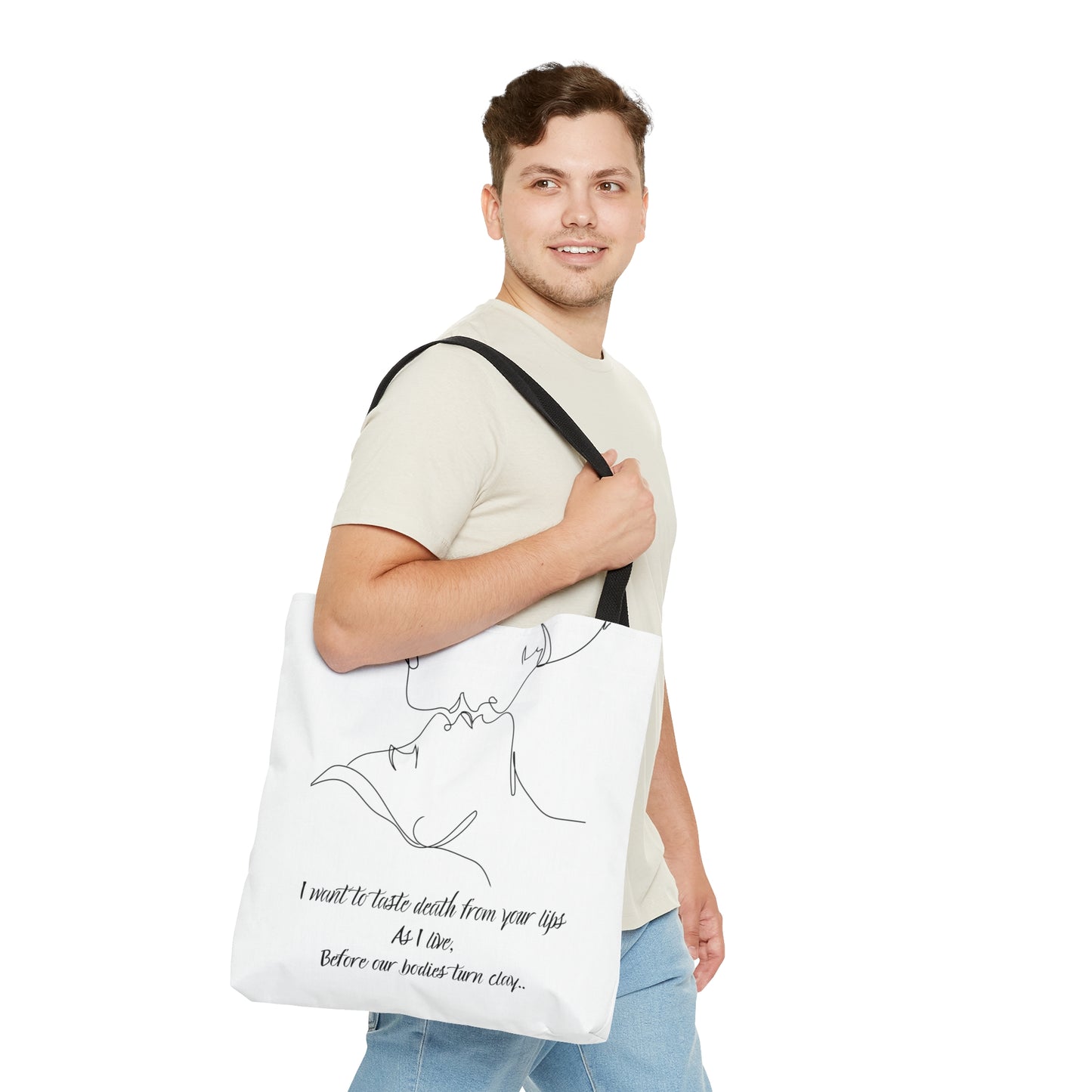 DEATH FROM YOUR LIPS Tote Bag (AOP)