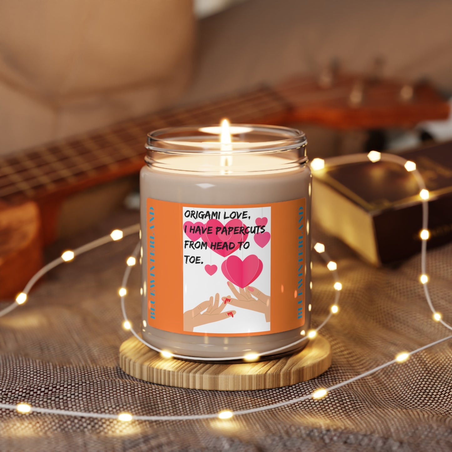 ORIGAME LOVE  Scented Soy Candle, 9oz