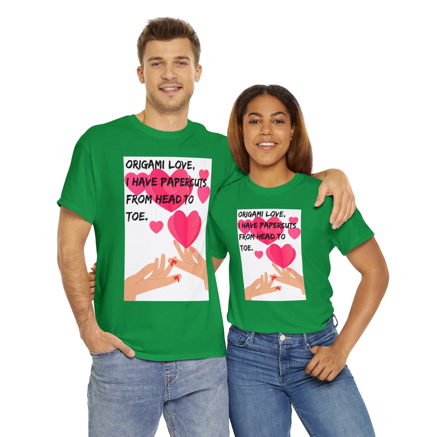 ORIGAME LOVE Unisex Heavy Cotton Tee